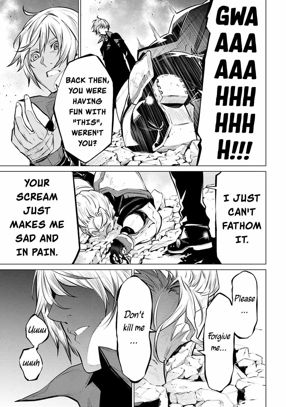 SSS RANK DUNGEON DE KNIFE ICHIHON TEWATASARE TSUIHOU SARETA HAKUMA DOUSHI: YGGDRASIL NO NOROI NIYORI JAKUTEN DEARU MARYOKU FUSOKU O KOKUFUKUSHI SEKAI SAIKYOU E TO ITARU Chapter 16.2 page 22