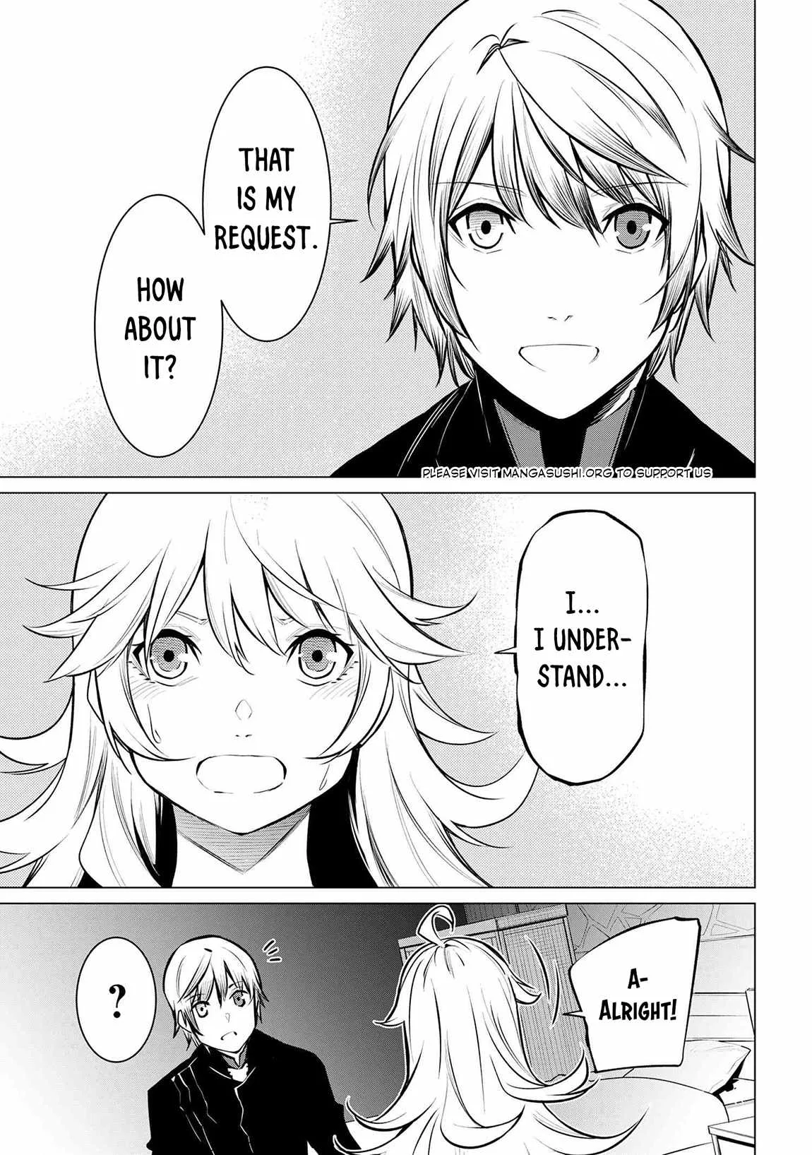SSS RANK DUNGEON DE KNIFE ICHIHON TEWATASARE TSUIHOU SARETA HAKUMA DOUSHI: YGGDRASIL NO NOROI NIYORI JAKUTEN DEARU MARYOKU FUSOKU O KOKUFUKUSHI SEKAI SAIKYOU E TO ITARU Chapter 17.2 page 2