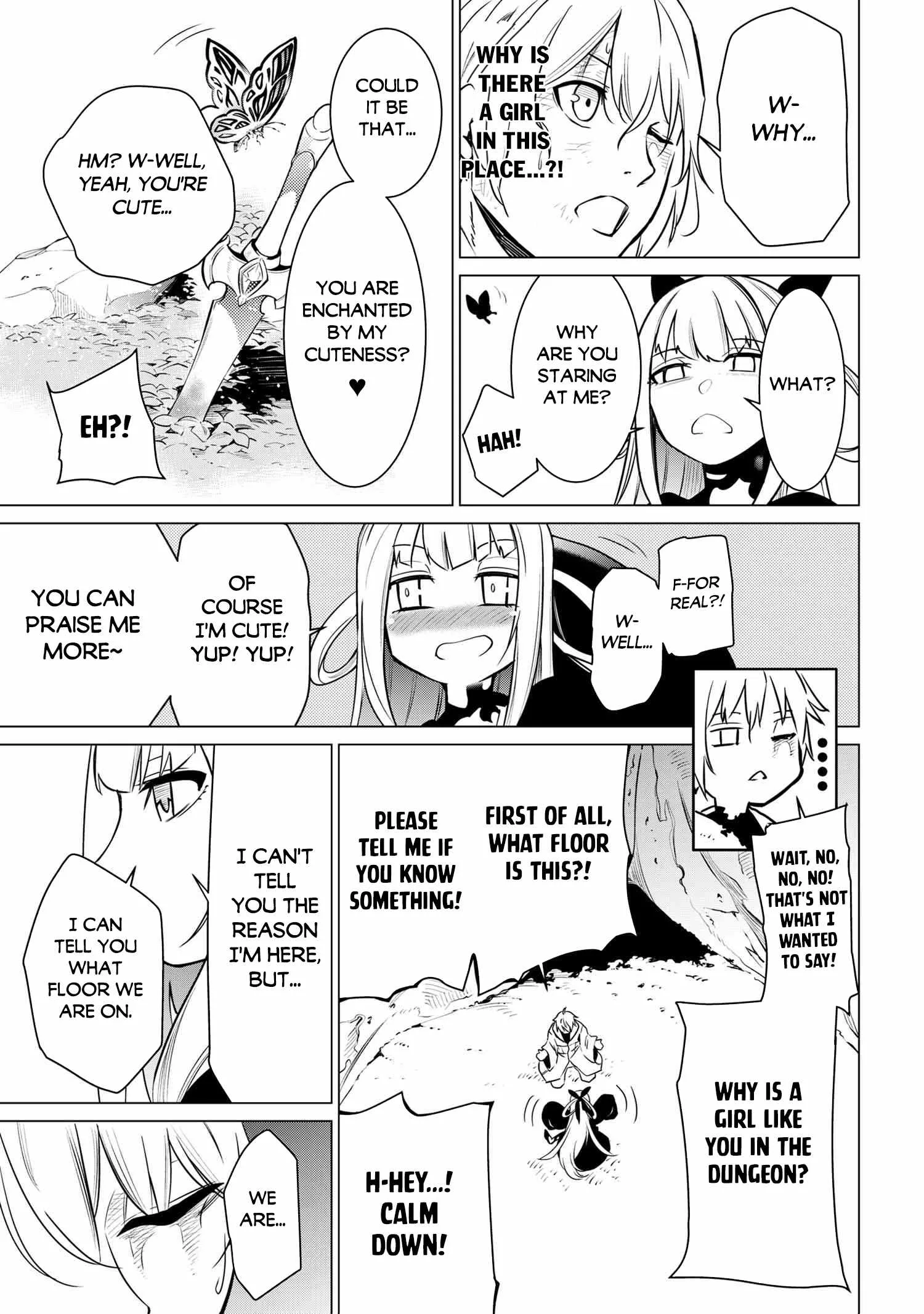 SSS RANK DUNGEON DE KNIFE ICHIHON TEWATASARE TSUIHOU SARETA HAKUMA DOUSHI: YGGDRASIL NO NOROI NIYORI JAKUTEN DEARU MARYOKU FUSOKU O KOKUFUKUSHI SEKAI SAIKYOU E TO ITARU Chapter 1 page 52