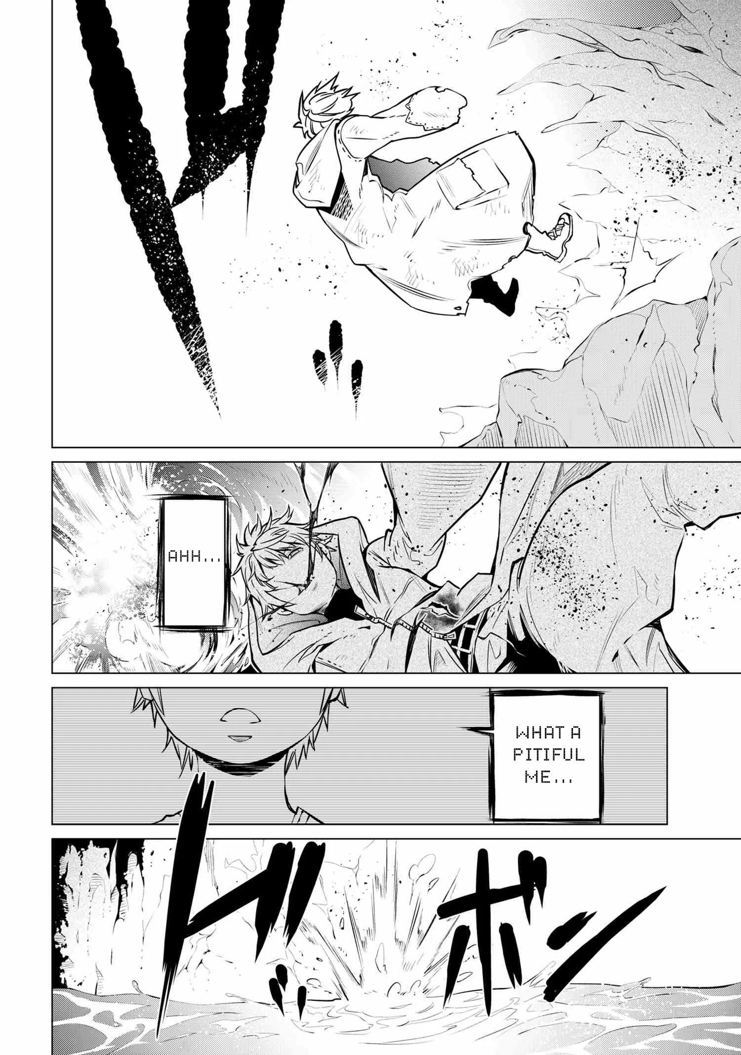 SSS RANK DUNGEON DE KNIFE ICHIHON TEWATASARE TSUIHOU SARETA HAKUMA DOUSHI: YGGDRASIL NO NOROI NIYORI JAKUTEN DEARU MARYOKU FUSOKU O KOKUFUKUSHI SEKAI SAIKYOU E TO ITARU Chapter 1 page 49