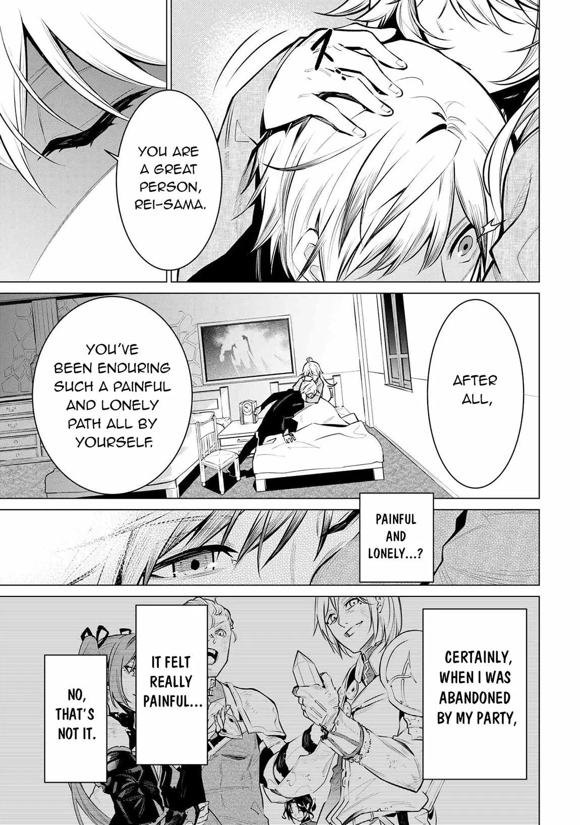 SSS RANK DUNGEON DE KNIFE ICHIHON TEWATASARE TSUIHOU SARETA HAKUMA DOUSHI: YGGDRASIL NO NOROI NIYORI JAKUTEN DEARU MARYOKU FUSOKU O KOKUFUKUSHI SEKAI SAIKYOU E TO ITARU Chapter 17.1 page 16