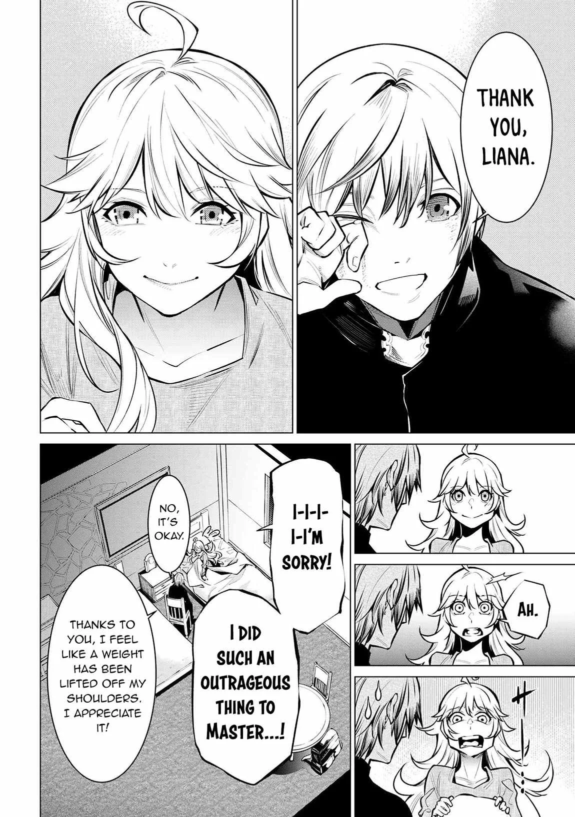 SSS RANK DUNGEON DE KNIFE ICHIHON TEWATASARE TSUIHOU SARETA HAKUMA DOUSHI: YGGDRASIL NO NOROI NIYORI JAKUTEN DEARU MARYOKU FUSOKU O KOKUFUKUSHI SEKAI SAIKYOU E TO ITARU Chapter 17.1 page 19