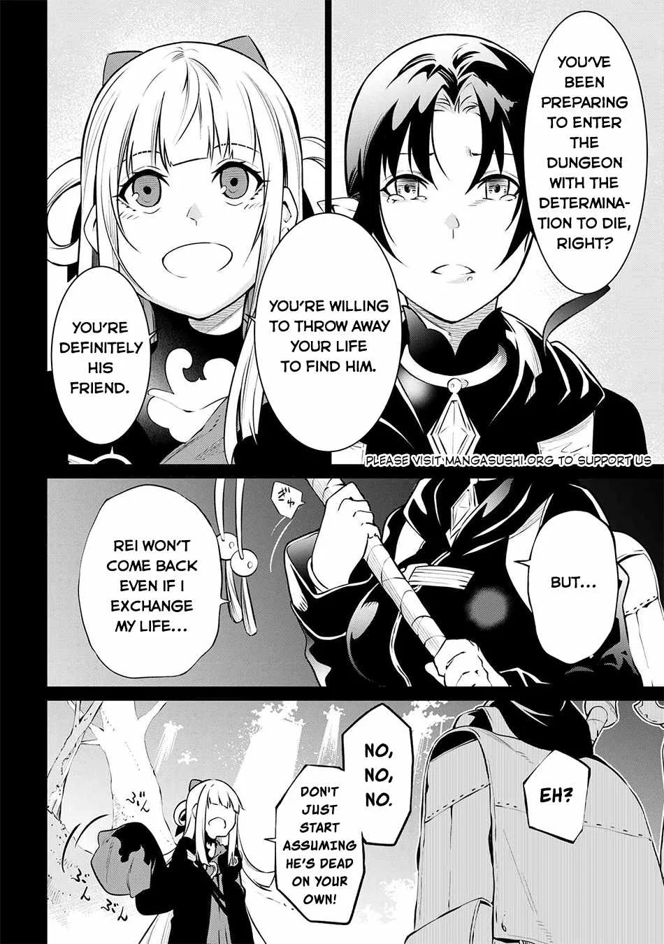 SSS RANK DUNGEON DE KNIFE ICHIHON TEWATASARE TSUIHOU SARETA HAKUMA DOUSHI: YGGDRASIL NO NOROI NIYORI JAKUTEN DEARU MARYOKU FUSOKU O KOKUFUKUSHI SEKAI SAIKYOU E TO ITARU Chapter 7.1 page 11