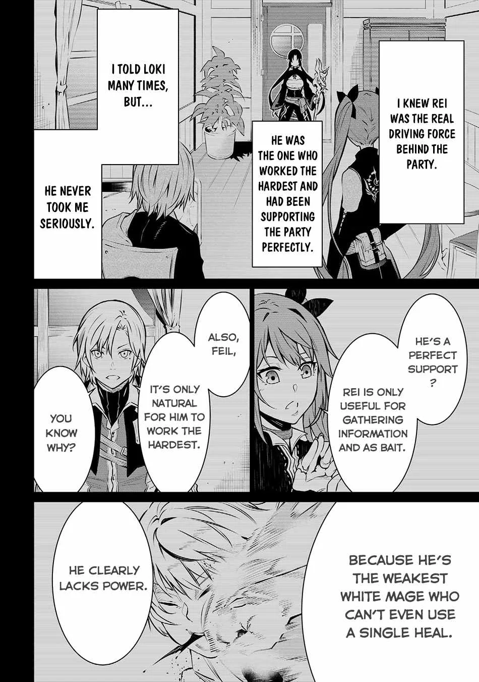 SSS RANK DUNGEON DE KNIFE ICHIHON TEWATASARE TSUIHOU SARETA HAKUMA DOUSHI: YGGDRASIL NO NOROI NIYORI JAKUTEN DEARU MARYOKU FUSOKU O KOKUFUKUSHI SEKAI SAIKYOU E TO ITARU Chapter 7.1 page 5
