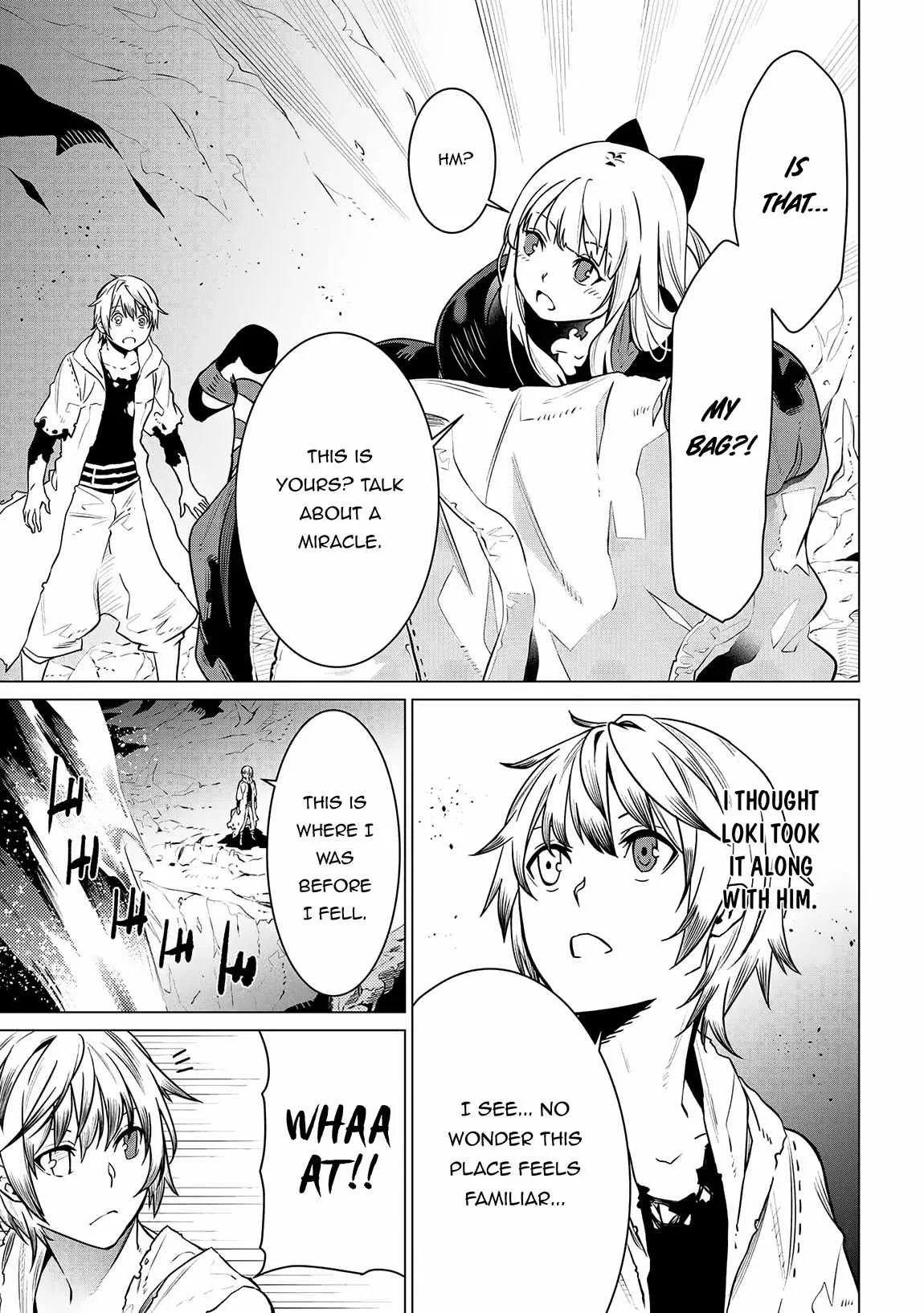 SSS RANK DUNGEON DE KNIFE ICHIHON TEWATASARE TSUIHOU SARETA HAKUMA DOUSHI: YGGDRASIL NO NOROI NIYORI JAKUTEN DEARU MARYOKU FUSOKU O KOKUFUKUSHI SEKAI SAIKYOU E TO ITARU Chapter 3.1 page 13