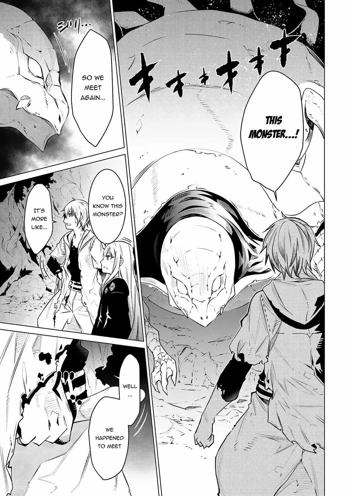 SSS RANK DUNGEON DE KNIFE ICHIHON TEWATASARE TSUIHOU SARETA HAKUMA DOUSHI: YGGDRASIL NO NOROI NIYORI JAKUTEN DEARU MARYOKU FUSOKU O KOKUFUKUSHI SEKAI SAIKYOU E TO ITARU Chapter 3.1 page 15