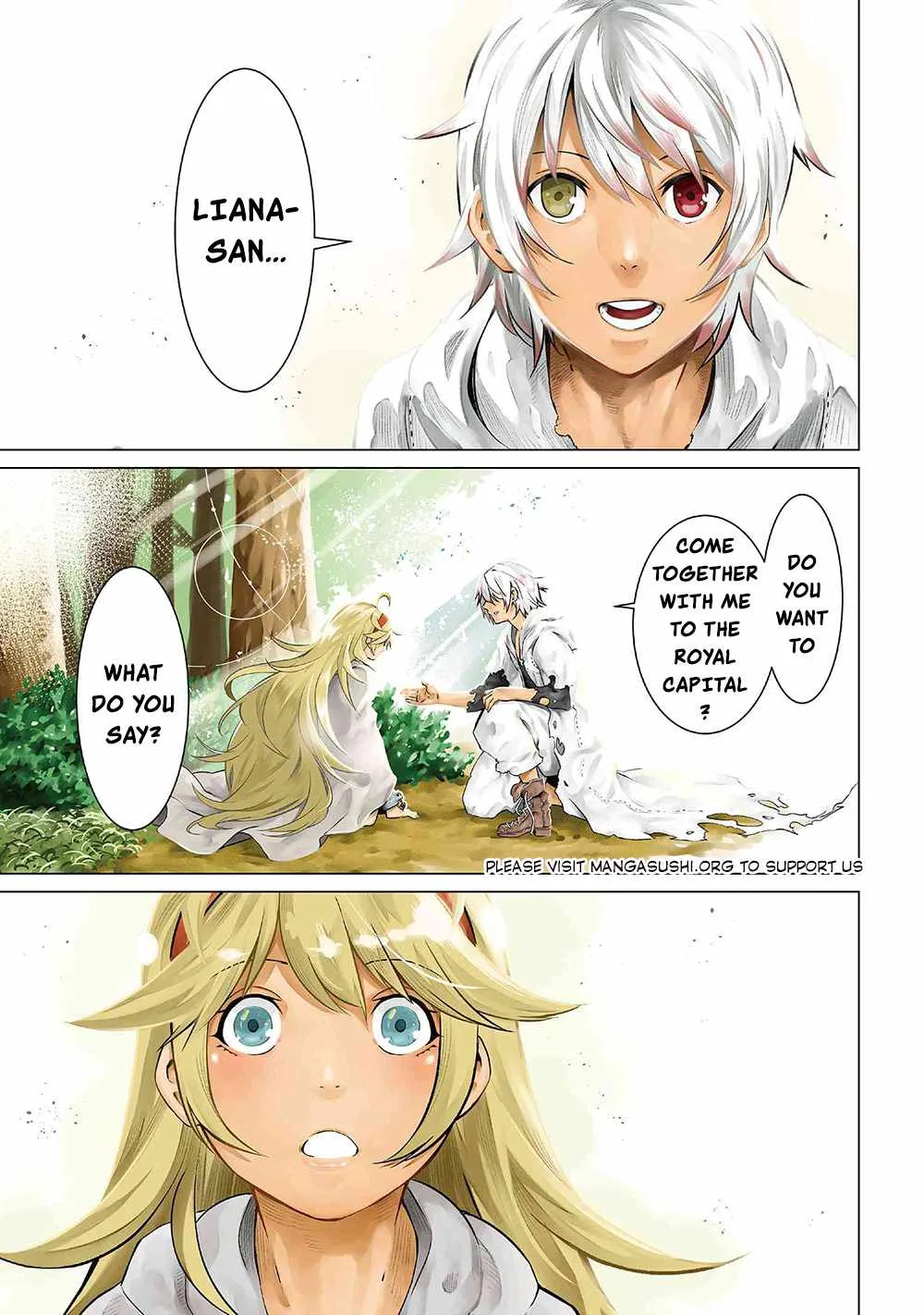 SSS RANK DUNGEON DE KNIFE ICHIHON TEWATASARE TSUIHOU SARETA HAKUMA DOUSHI: YGGDRASIL NO NOROI NIYORI JAKUTEN DEARU MARYOKU FUSOKU O KOKUFUKUSHI SEKAI SAIKYOU E TO ITARU Chapter 5.1 page 2