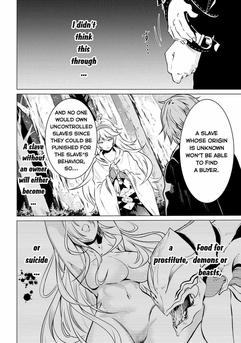 SSS RANK DUNGEON DE KNIFE ICHIHON TEWATASARE TSUIHOU SARETA HAKUMA DOUSHI: YGGDRASIL NO NOROI NIYORI JAKUTEN DEARU MARYOKU FUSOKU O KOKUFUKUSHI SEKAI SAIKYOU E TO ITARU Chapter 5.1 page 9