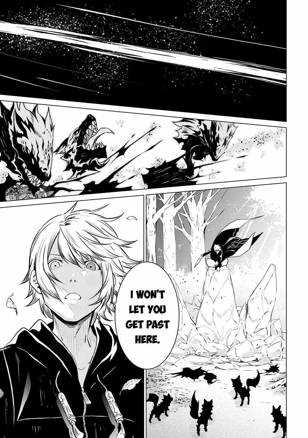 SSS RANK DUNGEON DE KNIFE ICHIHON TEWATASARE TSUIHOU SARETA HAKUMA DOUSHI: YGGDRASIL NO NOROI NIYORI JAKUTEN DEARU MARYOKU FUSOKU O KOKUFUKUSHI SEKAI SAIKYOU E TO ITARU Chapter 5.1 page 18