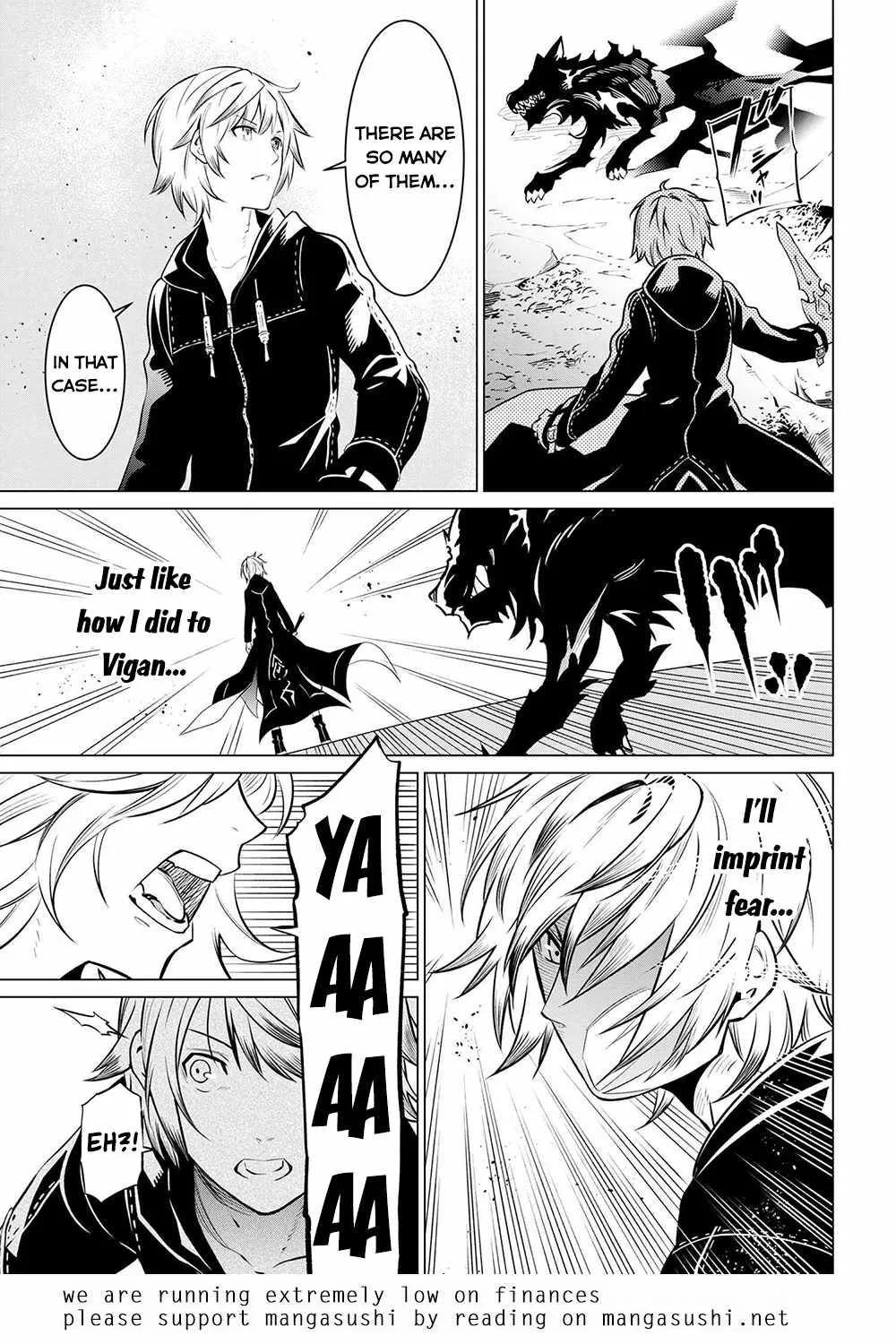 SSS RANK DUNGEON DE KNIFE ICHIHON TEWATASARE TSUIHOU SARETA HAKUMA DOUSHI: YGGDRASIL NO NOROI NIYORI JAKUTEN DEARU MARYOKU FUSOKU O KOKUFUKUSHI SEKAI SAIKYOU E TO ITARU Chapter 5.1 page 20
