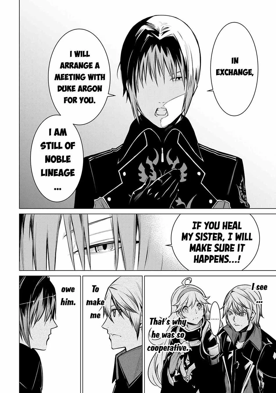 SSS RANK DUNGEON DE KNIFE ICHIHON TEWATASARE TSUIHOU SARETA HAKUMA DOUSHI: YGGDRASIL NO NOROI NIYORI JAKUTEN DEARU MARYOKU FUSOKU O KOKUFUKUSHI SEKAI SAIKYOU E TO ITARU Chapter 19.1 page 9