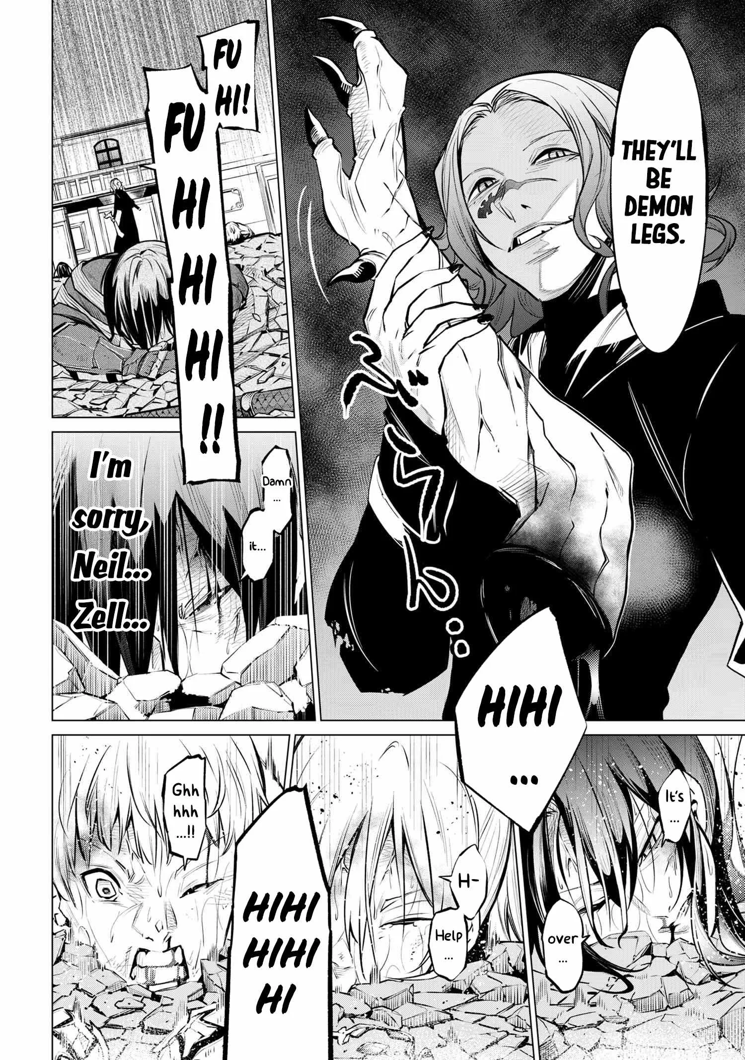 SSS RANK DUNGEON DE KNIFE ICHIHON TEWATASARE TSUIHOU SARETA HAKUMA DOUSHI: YGGDRASIL NO NOROI NIYORI JAKUTEN DEARU MARYOKU FUSOKU O KOKUFUKUSHI SEKAI SAIKYOU E TO ITARU Chapter 19.3 page 14