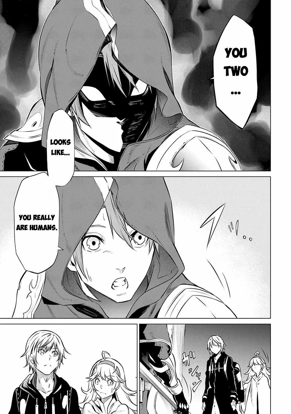 SSS RANK DUNGEON DE KNIFE ICHIHON TEWATASARE TSUIHOU SARETA HAKUMA DOUSHI: YGGDRASIL NO NOROI NIYORI JAKUTEN DEARU MARYOKU FUSOKU O KOKUFUKUSHI SEKAI SAIKYOU E TO ITARU Chapter 8.2 page 15