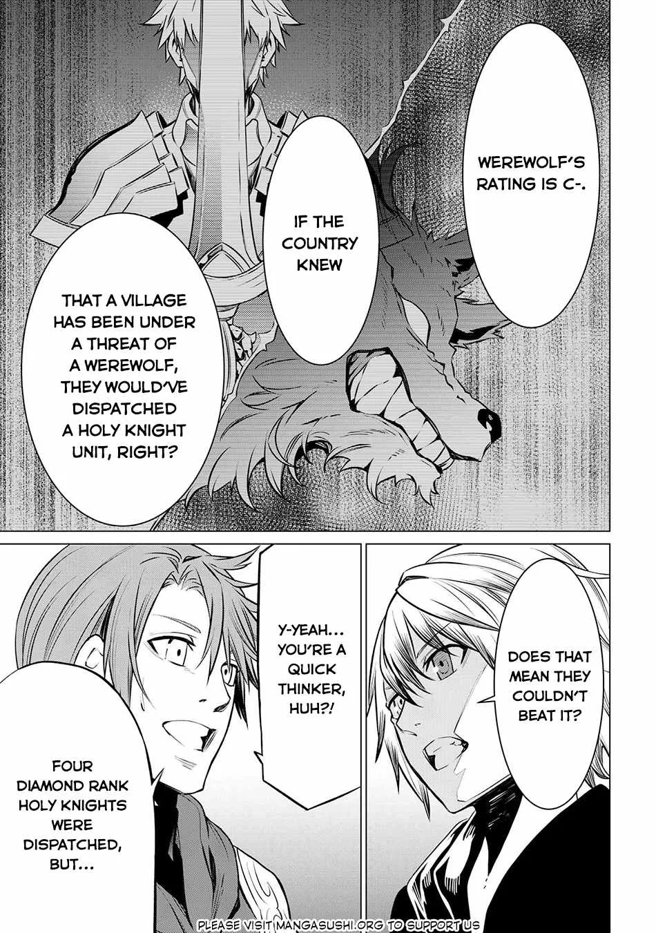 SSS RANK DUNGEON DE KNIFE ICHIHON TEWATASARE TSUIHOU SARETA HAKUMA DOUSHI: YGGDRASIL NO NOROI NIYORI JAKUTEN DEARU MARYOKU FUSOKU O KOKUFUKUSHI SEKAI SAIKYOU E TO ITARU Chapter 8.2 page 21