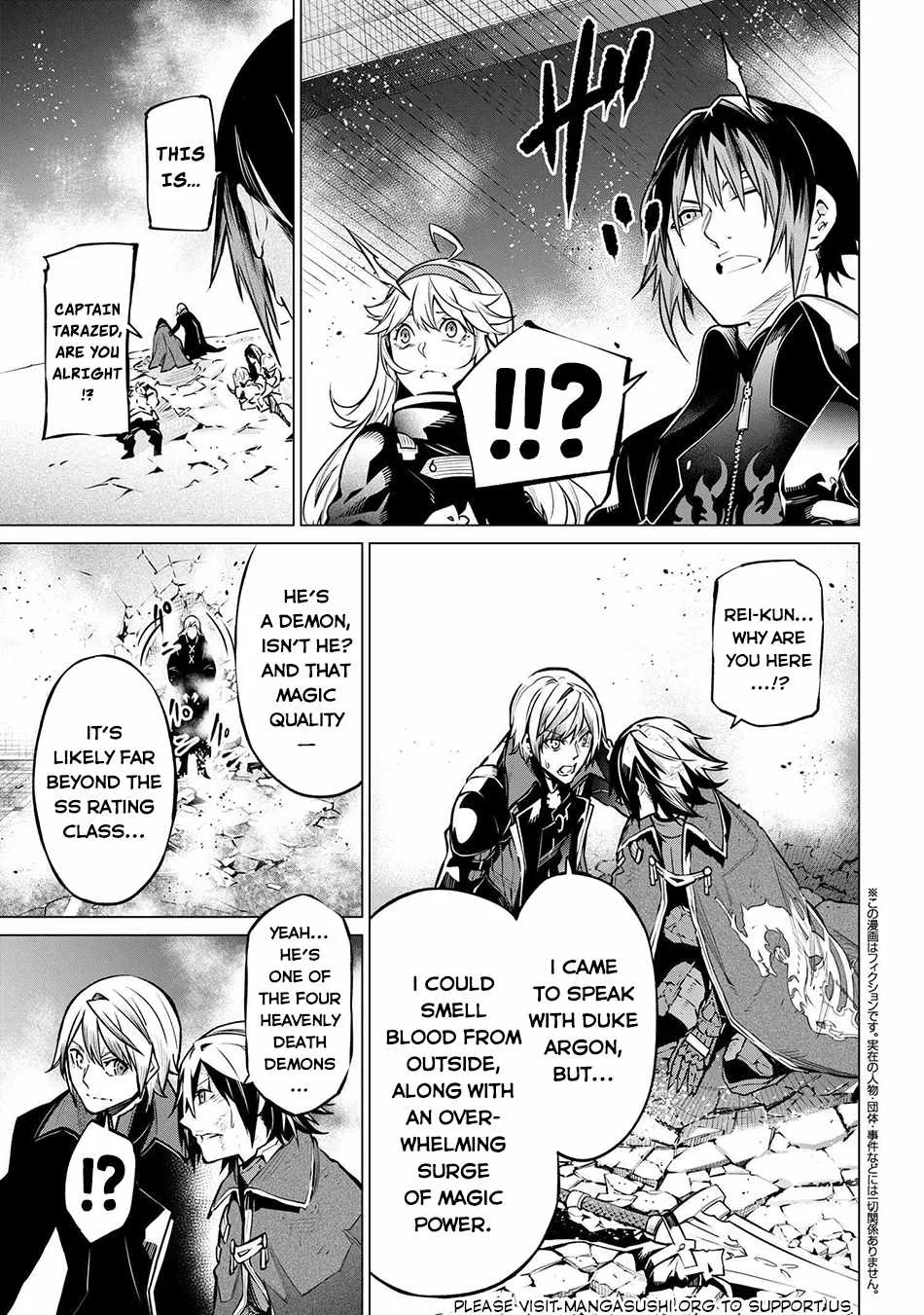 SSS RANK DUNGEON DE KNIFE ICHIHON TEWATASARE TSUIHOU SARETA HAKUMA DOUSHI: YGGDRASIL NO NOROI NIYORI JAKUTEN DEARU MARYOKU FUSOKU O KOKUFUKUSHI SEKAI SAIKYOU E TO ITARU Chapter 20.1 page 2