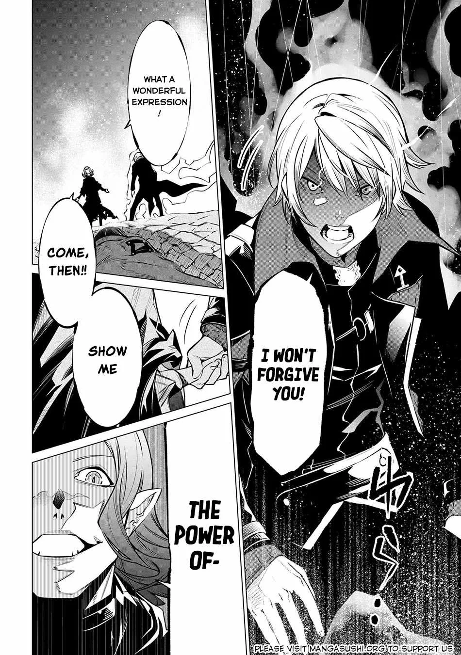 SSS RANK DUNGEON DE KNIFE ICHIHON TEWATASARE TSUIHOU SARETA HAKUMA DOUSHI: YGGDRASIL NO NOROI NIYORI JAKUTEN DEARU MARYOKU FUSOKU O KOKUFUKUSHI SEKAI SAIKYOU E TO ITARU Chapter 20.1 page 14