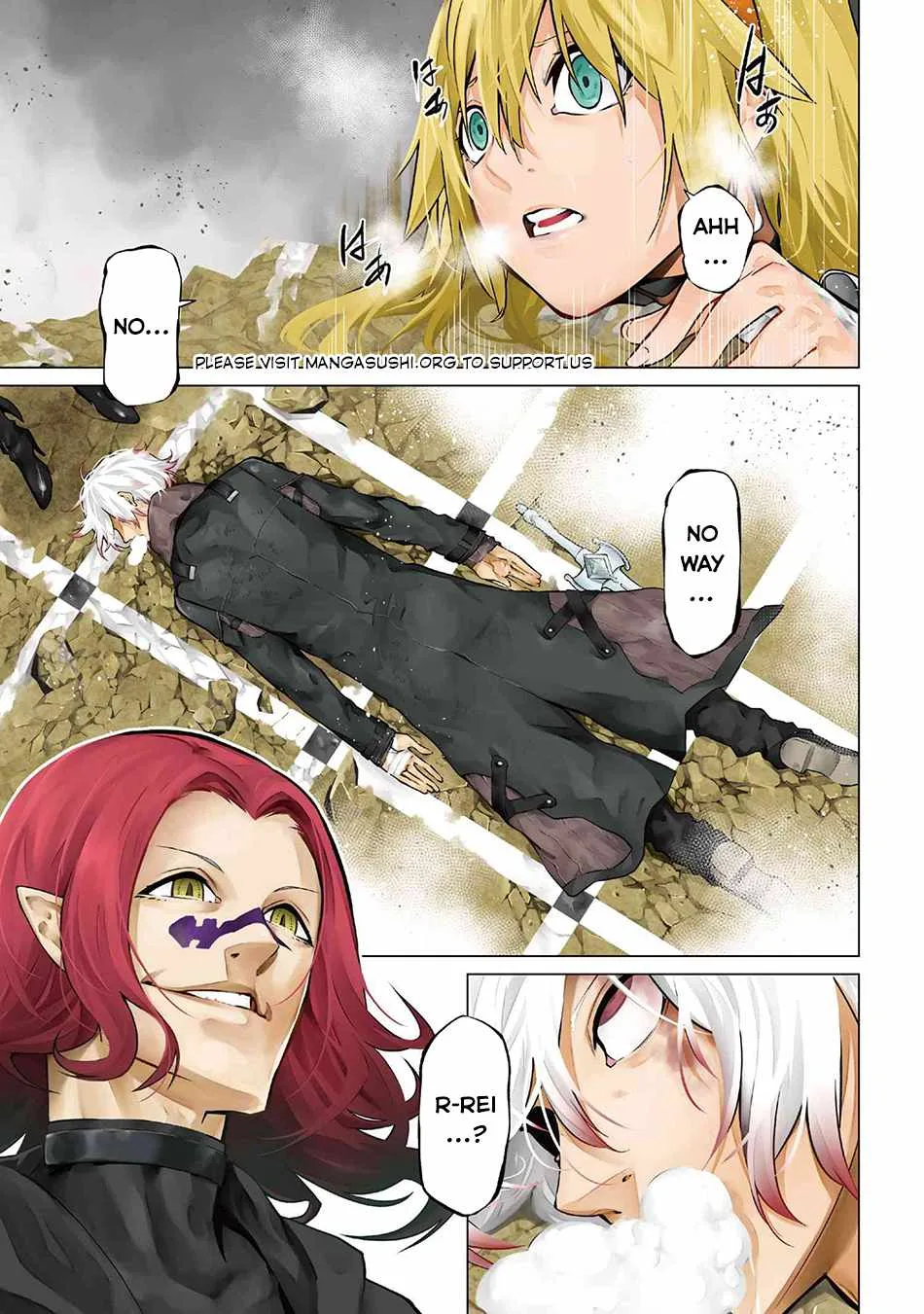 SSS RANK DUNGEON DE KNIFE ICHIHON TEWATASARE TSUIHOU SARETA HAKUMA DOUSHI: YGGDRASIL NO NOROI NIYORI JAKUTEN DEARU MARYOKU FUSOKU O KOKUFUKUSHI SEKAI SAIKYOU E TO ITARU Chapter 21.1 page 2