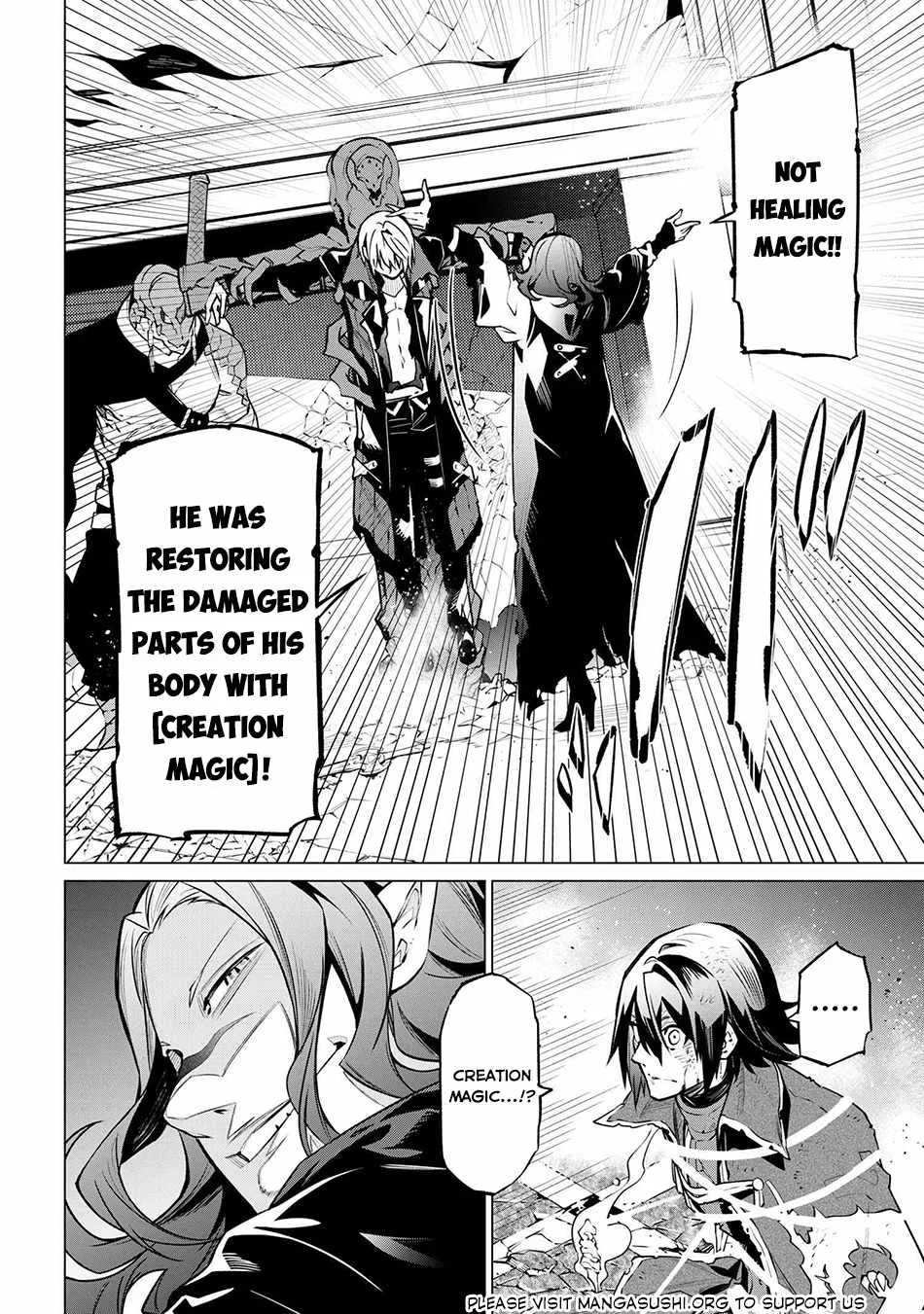 SSS RANK DUNGEON DE KNIFE ICHIHON TEWATASARE TSUIHOU SARETA HAKUMA DOUSHI: YGGDRASIL NO NOROI NIYORI JAKUTEN DEARU MARYOKU FUSOKU O KOKUFUKUSHI SEKAI SAIKYOU E TO ITARU Chapter 21.1 page 7