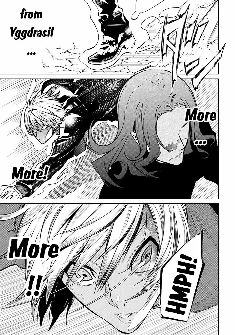 SSS RANK DUNGEON DE KNIFE ICHIHON TEWATASARE TSUIHOU SARETA HAKUMA DOUSHI: YGGDRASIL NO NOROI NIYORI JAKUTEN DEARU MARYOKU FUSOKU O KOKUFUKUSHI SEKAI SAIKYOU E TO ITARU Chapter 20.2 page 9