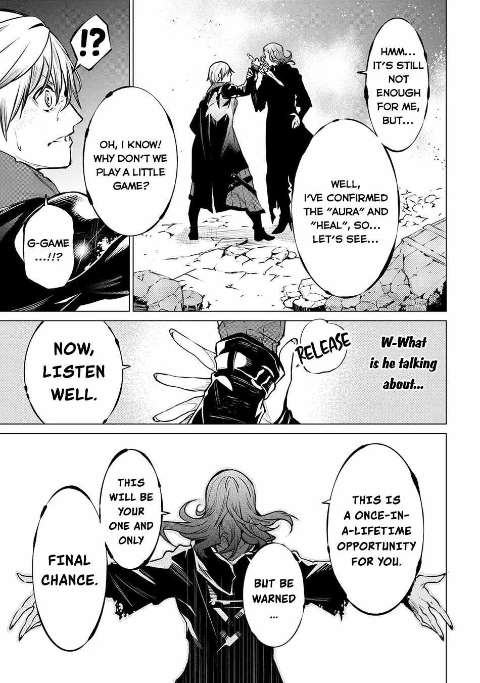 SSS RANK DUNGEON DE KNIFE ICHIHON TEWATASARE TSUIHOU SARETA HAKUMA DOUSHI: YGGDRASIL NO NOROI NIYORI JAKUTEN DEARU MARYOKU FUSOKU O KOKUFUKUSHI SEKAI SAIKYOU E TO ITARU Chapter 20.2 page 11