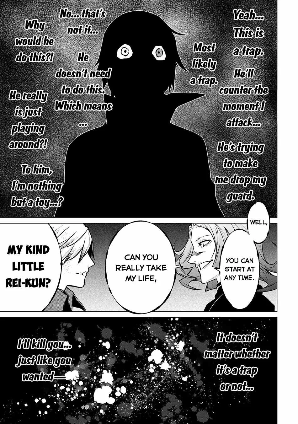 SSS RANK DUNGEON DE KNIFE ICHIHON TEWATASARE TSUIHOU SARETA HAKUMA DOUSHI: YGGDRASIL NO NOROI NIYORI JAKUTEN DEARU MARYOKU FUSOKU O KOKUFUKUSHI SEKAI SAIKYOU E TO ITARU Chapter 20.2 page 13