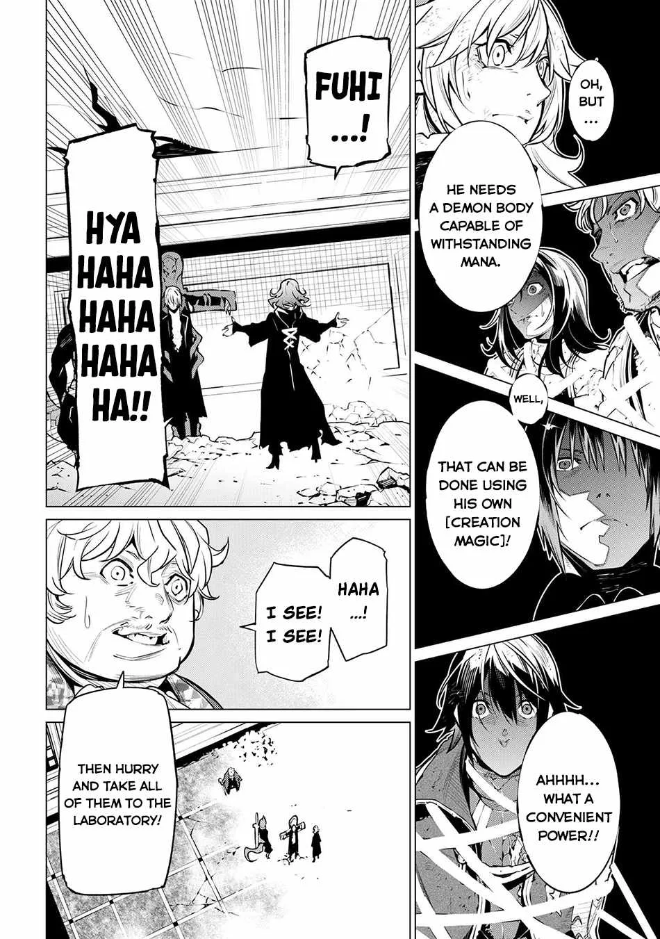 SSS RANK DUNGEON DE KNIFE ICHIHON TEWATASARE TSUIHOU SARETA HAKUMA DOUSHI: YGGDRASIL NO NOROI NIYORI JAKUTEN DEARU MARYOKU FUSOKU O KOKUFUKUSHI SEKAI SAIKYOU E TO ITARU Chapter 21.2 page 8