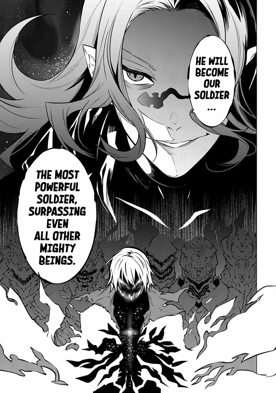SSS RANK DUNGEON DE KNIFE ICHIHON TEWATASARE TSUIHOU SARETA HAKUMA DOUSHI: YGGDRASIL NO NOROI NIYORI JAKUTEN DEARU MARYOKU FUSOKU O KOKUFUKUSHI SEKAI SAIKYOU E TO ITARU Chapter 21.2 page 7