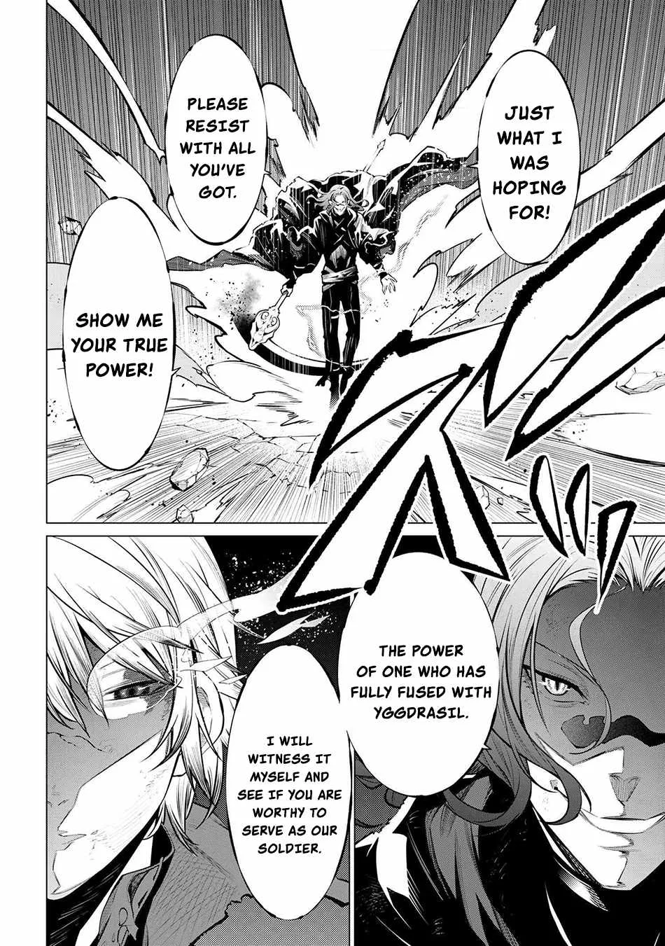 SSS RANK DUNGEON DE KNIFE ICHIHON TEWATASARE TSUIHOU SARETA HAKUMA DOUSHI: YGGDRASIL NO NOROI NIYORI JAKUTEN DEARU MARYOKU FUSOKU O KOKUFUKUSHI SEKAI SAIKYOU E TO ITARU Chapter 23.1 page 3