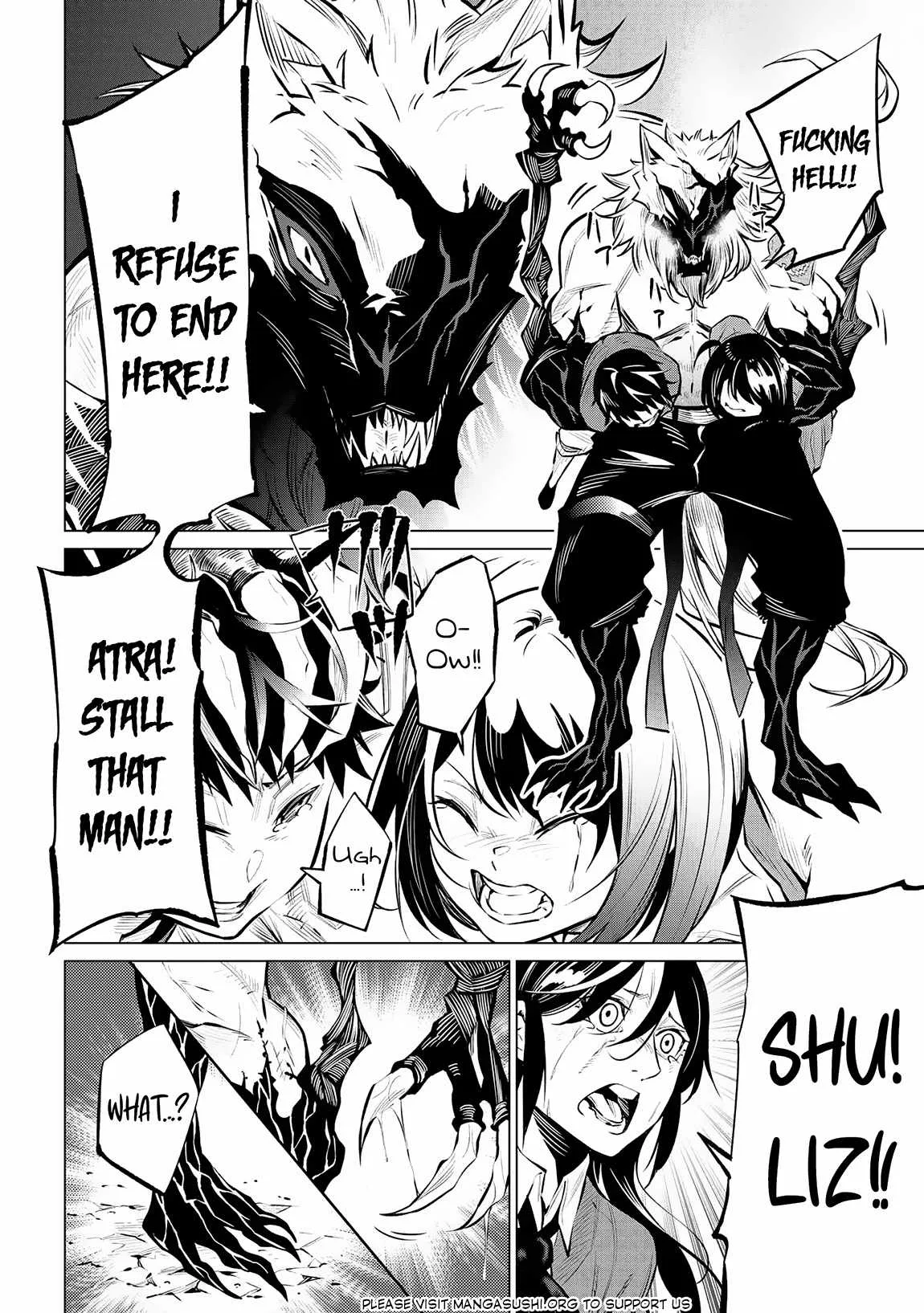 SSS RANK DUNGEON DE KNIFE ICHIHON TEWATASARE TSUIHOU SARETA HAKUMA DOUSHI: YGGDRASIL NO NOROI NIYORI JAKUTEN DEARU MARYOKU FUSOKU O KOKUFUKUSHI SEKAI SAIKYOU E TO ITARU Chapter 12.2 page 6