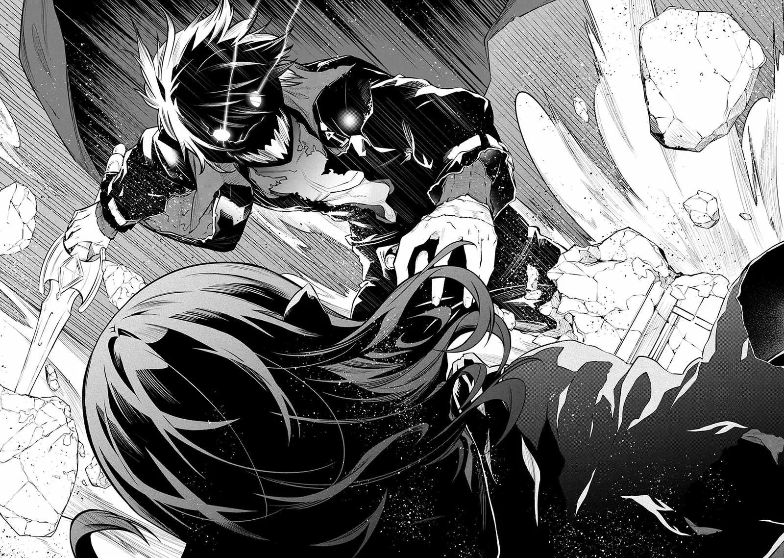 SSS RANK DUNGEON DE KNIFE ICHIHON TEWATASARE TSUIHOU SARETA HAKUMA DOUSHI: YGGDRASIL NO NOROI NIYORI JAKUTEN DEARU MARYOKU FUSOKU O KOKUFUKUSHI SEKAI SAIKYOU E TO ITARU Chapter 23.2 page 2