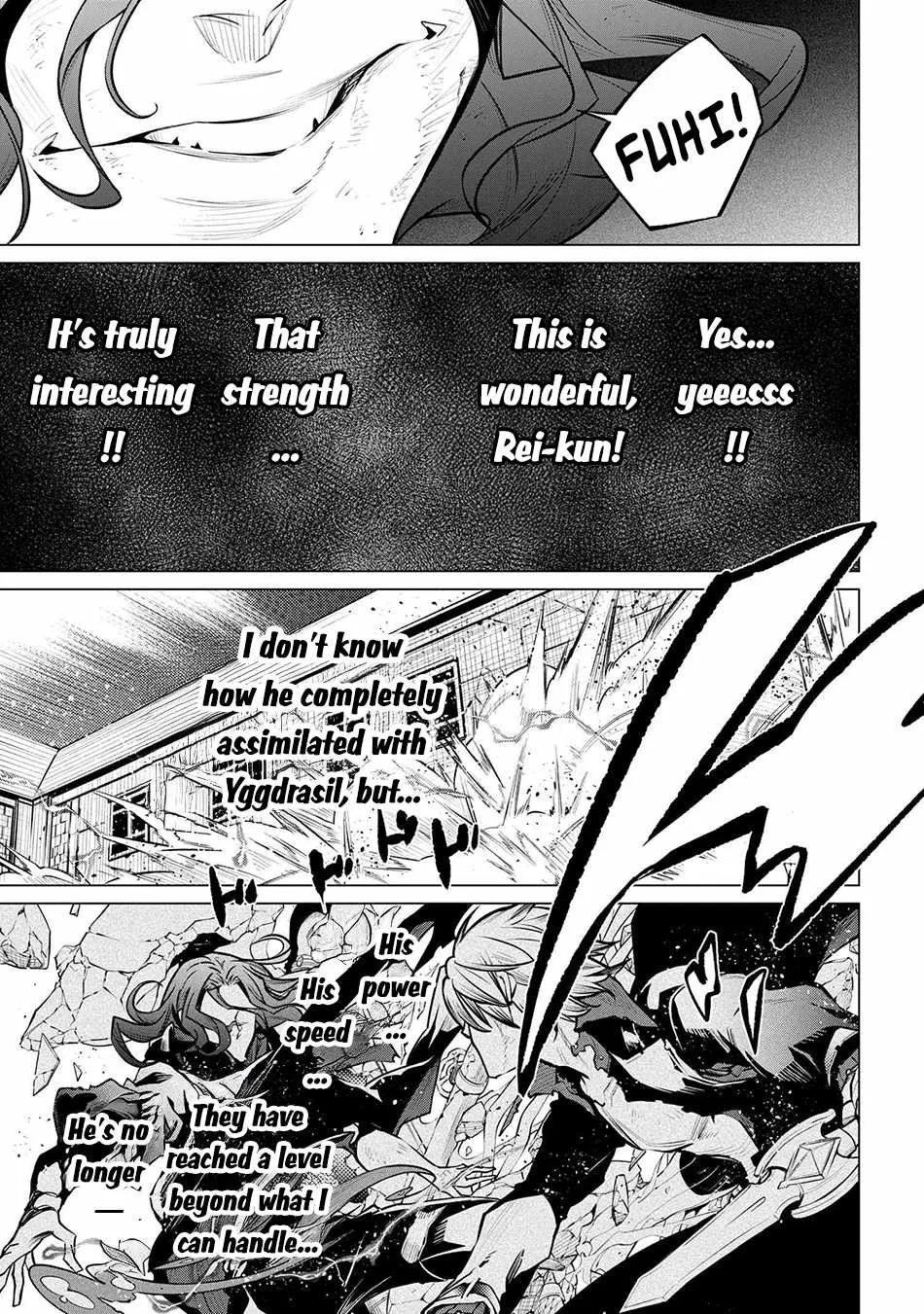 SSS RANK DUNGEON DE KNIFE ICHIHON TEWATASARE TSUIHOU SARETA HAKUMA DOUSHI: YGGDRASIL NO NOROI NIYORI JAKUTEN DEARU MARYOKU FUSOKU O KOKUFUKUSHI SEKAI SAIKYOU E TO ITARU Chapter 23.2 page 8