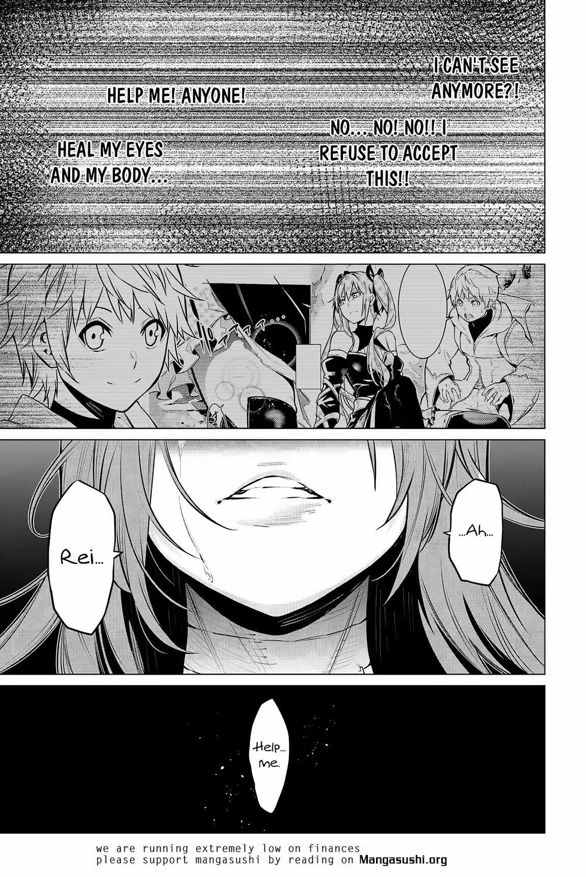 SSS RANK DUNGEON DE KNIFE ICHIHON TEWATASARE TSUIHOU SARETA HAKUMA DOUSHI: YGGDRASIL NO NOROI NIYORI JAKUTEN DEARU MARYOKU FUSOKU O KOKUFUKUSHI SEKAI SAIKYOU E TO ITARU Chapter 13.2 page 26