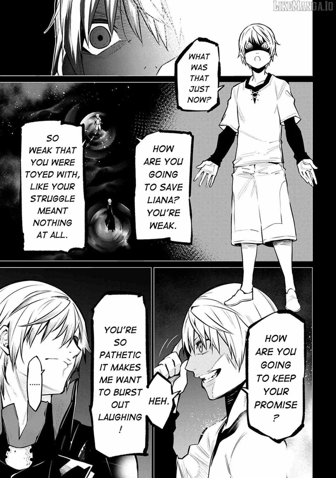 SSS RANK DUNGEON DE KNIFE ICHIHON TEWATASARE TSUIHOU SARETA HAKUMA DOUSHI: YGGDRASIL NO NOROI NIYORI JAKUTEN DEARU MARYOKU FUSOKU O KOKUFUKUSHI SEKAI SAIKYOU E TO ITARU Chapter 22.2 page 8