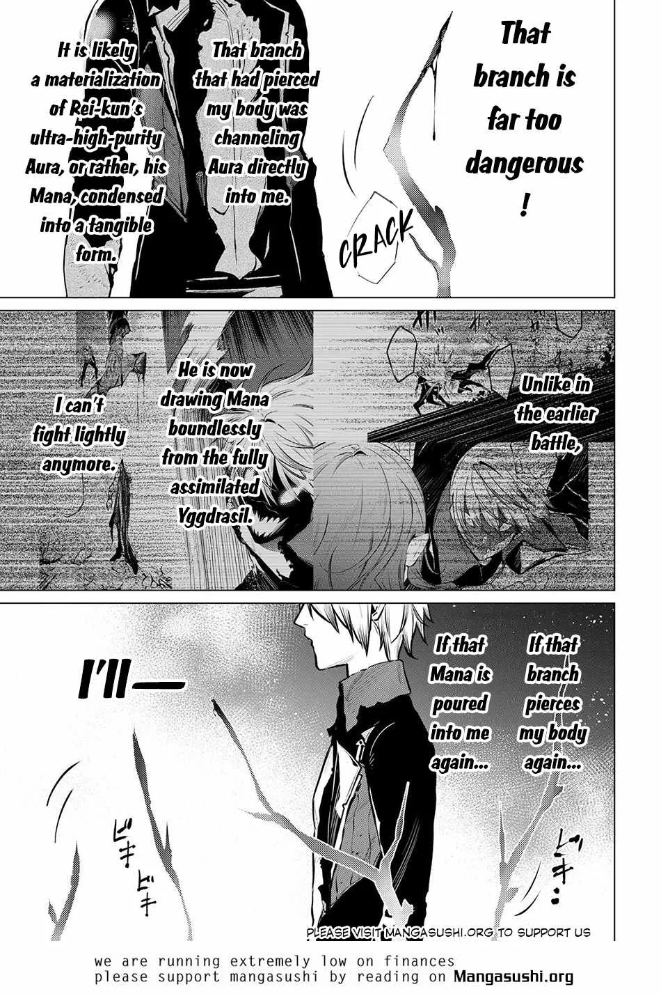 SSS RANK DUNGEON DE KNIFE ICHIHON TEWATASARE TSUIHOU SARETA HAKUMA DOUSHI: YGGDRASIL NO NOROI NIYORI JAKUTEN DEARU MARYOKU FUSOKU O KOKUFUKUSHI SEKAI SAIKYOU E TO ITARU Chapter 23.3 page 7