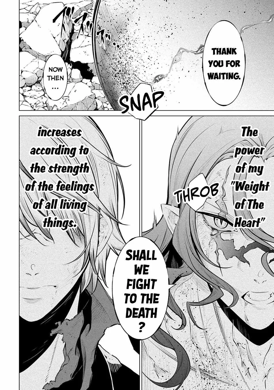 SSS RANK DUNGEON DE KNIFE ICHIHON TEWATASARE TSUIHOU SARETA HAKUMA DOUSHI: YGGDRASIL NO NOROI NIYORI JAKUTEN DEARU MARYOKU FUSOKU O KOKUFUKUSHI SEKAI SAIKYOU E TO ITARU Chapter 24 page 8