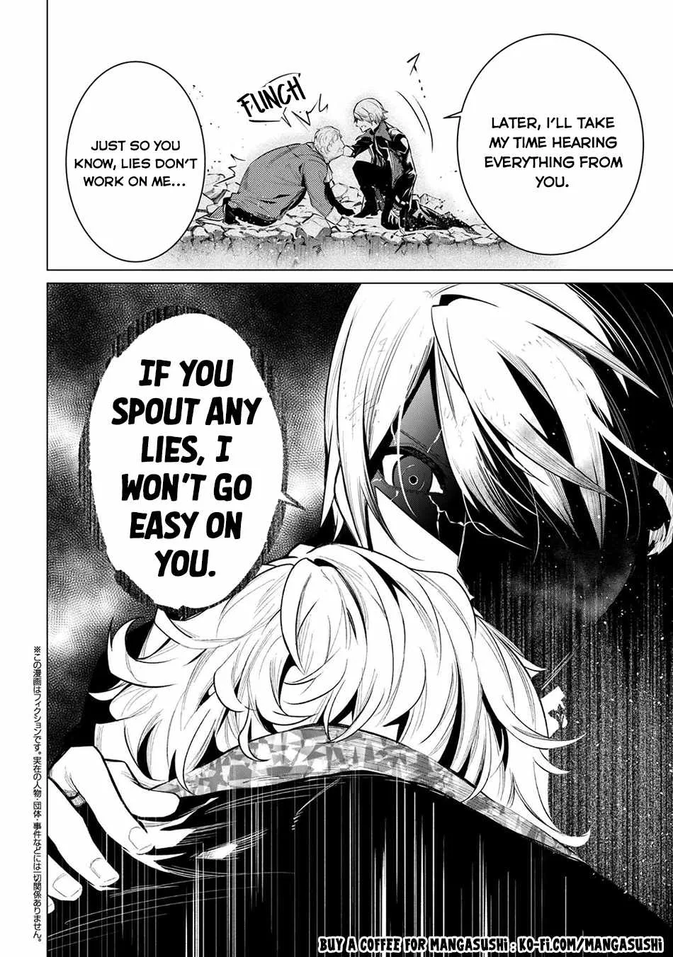 SSS RANK DUNGEON DE KNIFE ICHIHON TEWATASARE TSUIHOU SARETA HAKUMA DOUSHI: YGGDRASIL NO NOROI NIYORI JAKUTEN DEARU MARYOKU FUSOKU O KOKUFUKUSHI SEKAI SAIKYOU E TO ITARU Chapter 26 page 11