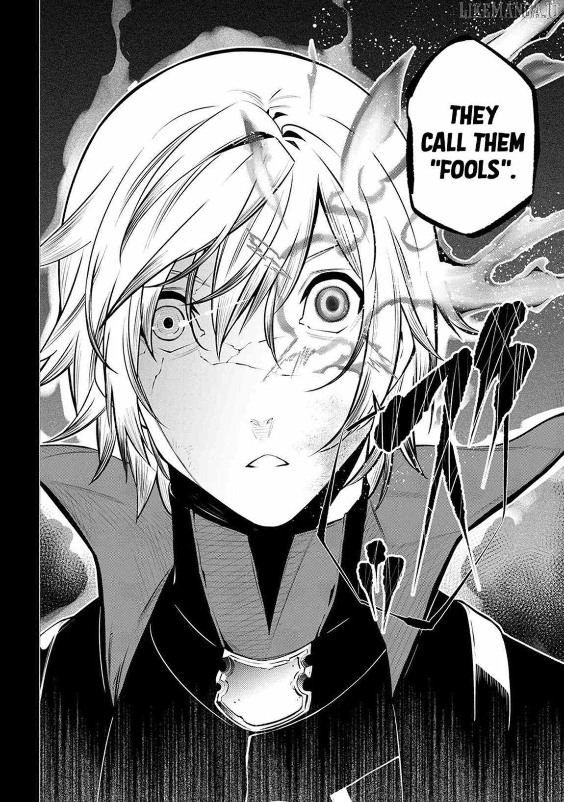 SSS RANK DUNGEON DE KNIFE ICHIHON TEWATASARE TSUIHOU SARETA HAKUMA DOUSHI: YGGDRASIL NO NOROI NIYORI JAKUTEN DEARU MARYOKU FUSOKU O KOKUFUKUSHI SEKAI SAIKYOU E TO ITARU Chapter 22.2 page 13
