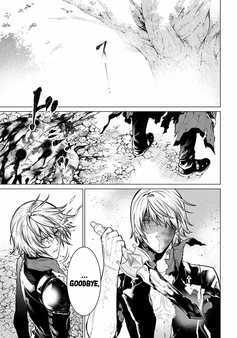 SSS RANK DUNGEON DE KNIFE ICHIHON TEWATASARE TSUIHOU SARETA HAKUMA DOUSHI: YGGDRASIL NO NOROI NIYORI JAKUTEN DEARU MARYOKU FUSOKU O KOKUFUKUSHI SEKAI SAIKYOU E TO ITARU Chapter 24 page 18