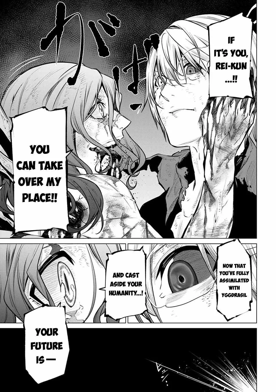SSS RANK DUNGEON DE KNIFE ICHIHON TEWATASARE TSUIHOU SARETA HAKUMA DOUSHI: YGGDRASIL NO NOROI NIYORI JAKUTEN DEARU MARYOKU FUSOKU O KOKUFUKUSHI SEKAI SAIKYOU E TO ITARU Chapter 24 page 16