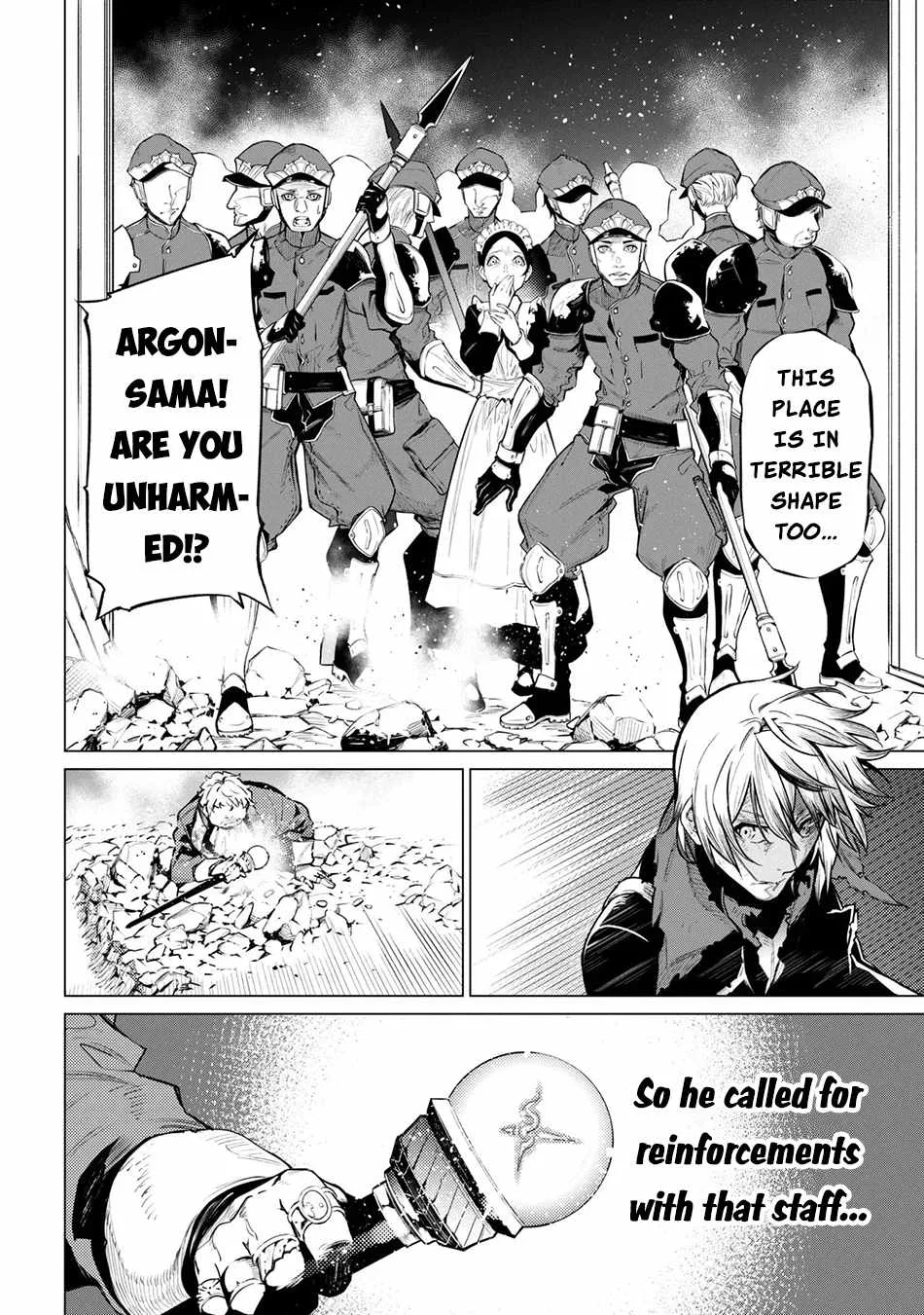 SSS RANK DUNGEON DE KNIFE ICHIHON TEWATASARE TSUIHOU SARETA HAKUMA DOUSHI: YGGDRASIL NO NOROI NIYORI JAKUTEN DEARU MARYOKU FUSOKU O KOKUFUKUSHI SEKAI SAIKYOU E TO ITARU Chapter 26 page 25