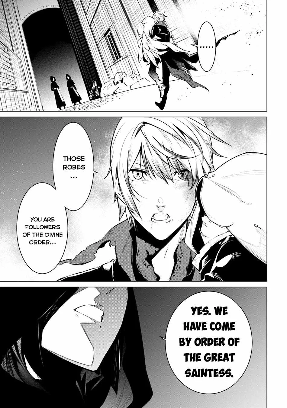 SSS RANK DUNGEON DE KNIFE ICHIHON TEWATASARE TSUIHOU SARETA HAKUMA DOUSHI: YGGDRASIL NO NOROI NIYORI JAKUTEN DEARU MARYOKU FUSOKU O KOKUFUKUSHI SEKAI SAIKYOU E TO ITARU Chapter 26 page 40