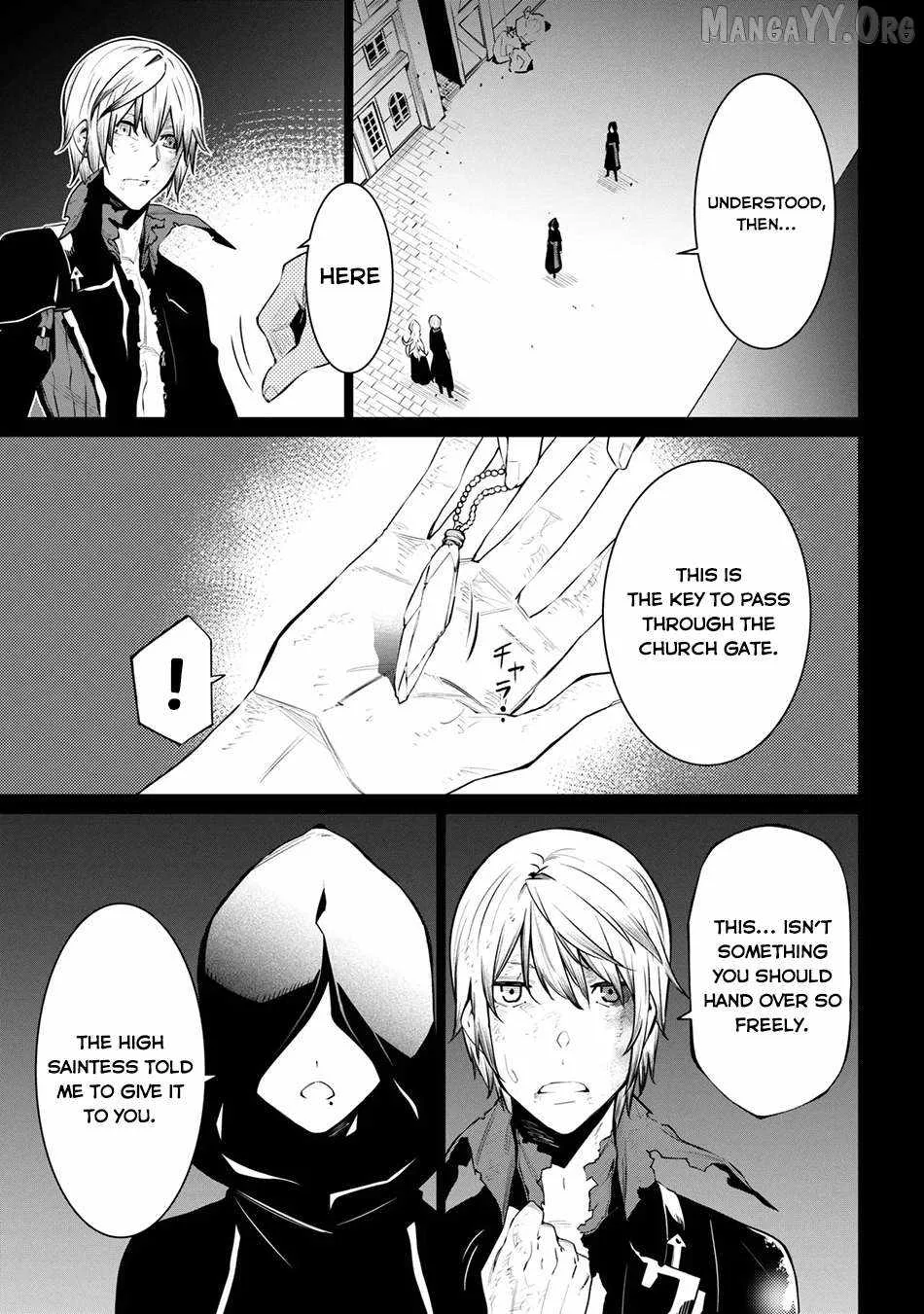 SSS RANK DUNGEON DE KNIFE ICHIHON TEWATASARE TSUIHOU SARETA HAKUMA DOUSHI: YGGDRASIL NO NOROI NIYORI JAKUTEN DEARU MARYOKU FUSOKU O KOKUFUKUSHI SEKAI SAIKYOU E TO ITARU Chapter 27 page 8