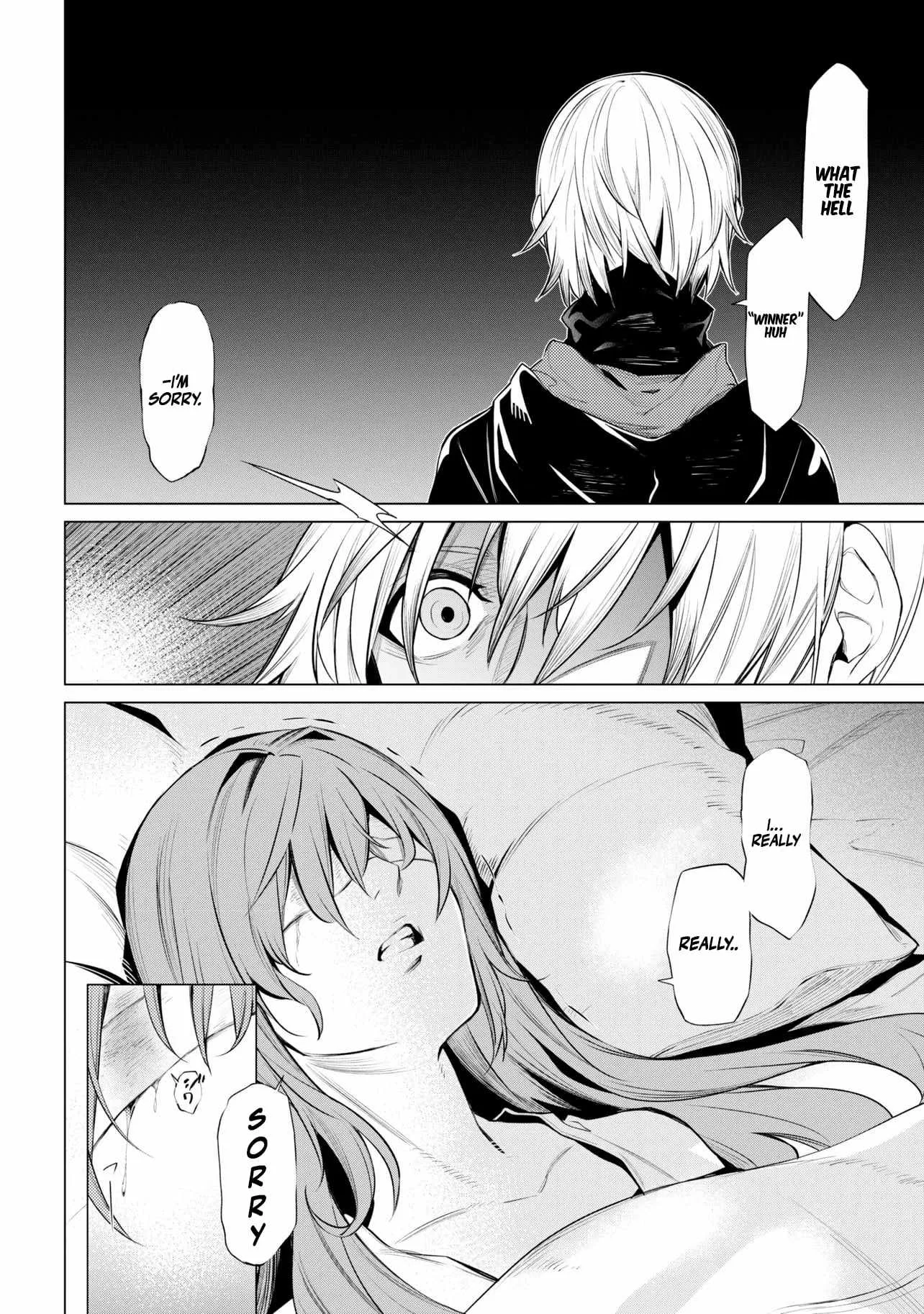 SSS RANK DUNGEON DE KNIFE ICHIHON TEWATASARE TSUIHOU SARETA HAKUMA DOUSHI: YGGDRASIL NO NOROI NIYORI JAKUTEN DEARU MARYOKU FUSOKU O KOKUFUKUSHI SEKAI SAIKYOU E TO ITARU Chapter 28.2 page 17