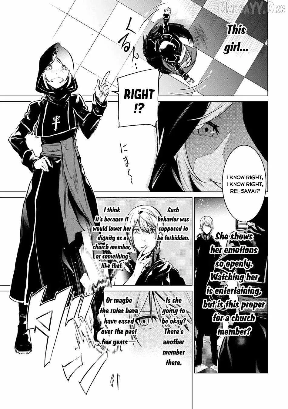 SSS RANK DUNGEON DE KNIFE ICHIHON TEWATASARE TSUIHOU SARETA HAKUMA DOUSHI: YGGDRASIL NO NOROI NIYORI JAKUTEN DEARU MARYOKU FUSOKU O KOKUFUKUSHI SEKAI SAIKYOU E TO ITARU Chapter 27 page 16