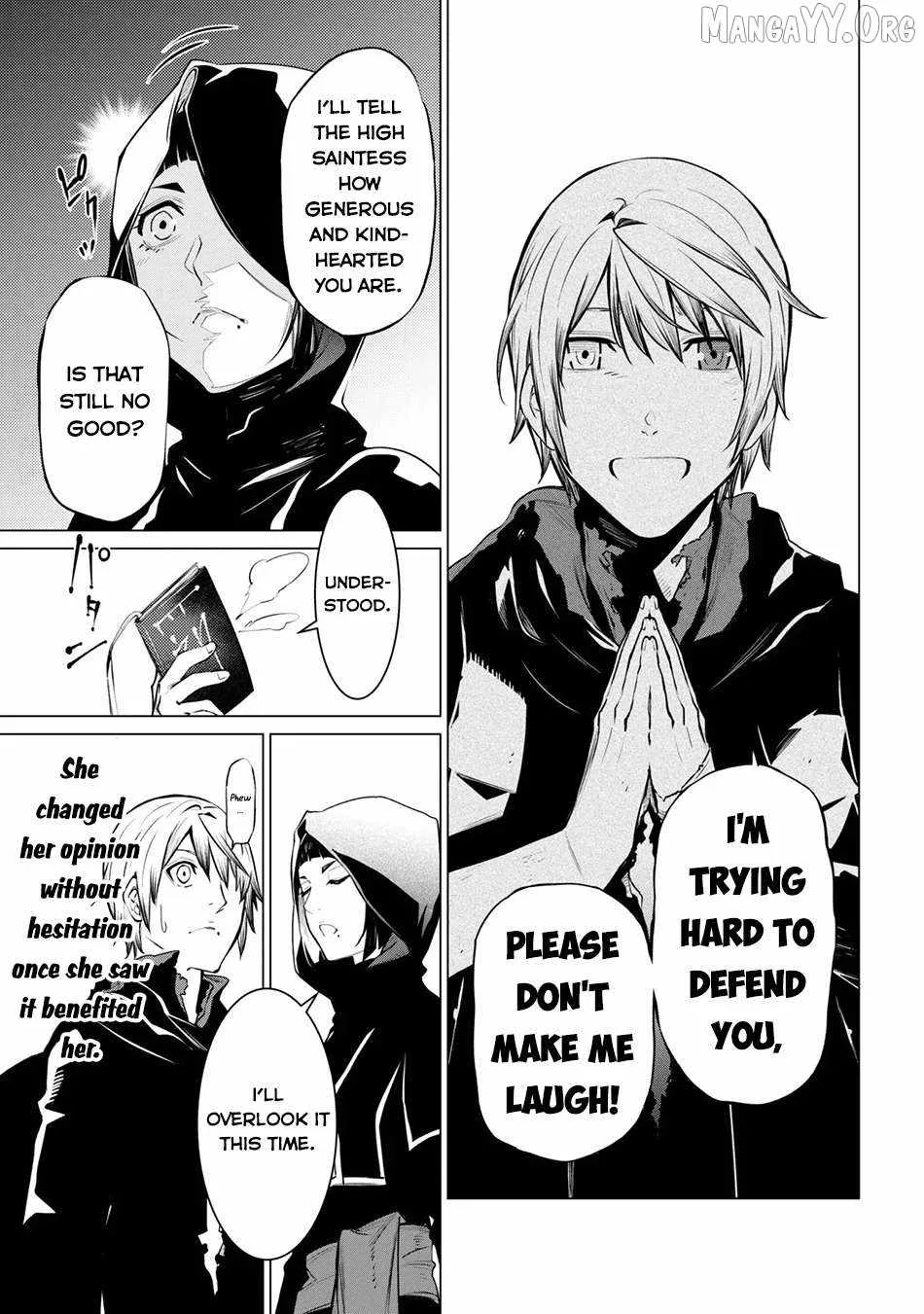 SSS RANK DUNGEON DE KNIFE ICHIHON TEWATASARE TSUIHOU SARETA HAKUMA DOUSHI: YGGDRASIL NO NOROI NIYORI JAKUTEN DEARU MARYOKU FUSOKU O KOKUFUKUSHI SEKAI SAIKYOU E TO ITARU Chapter 27 page 20