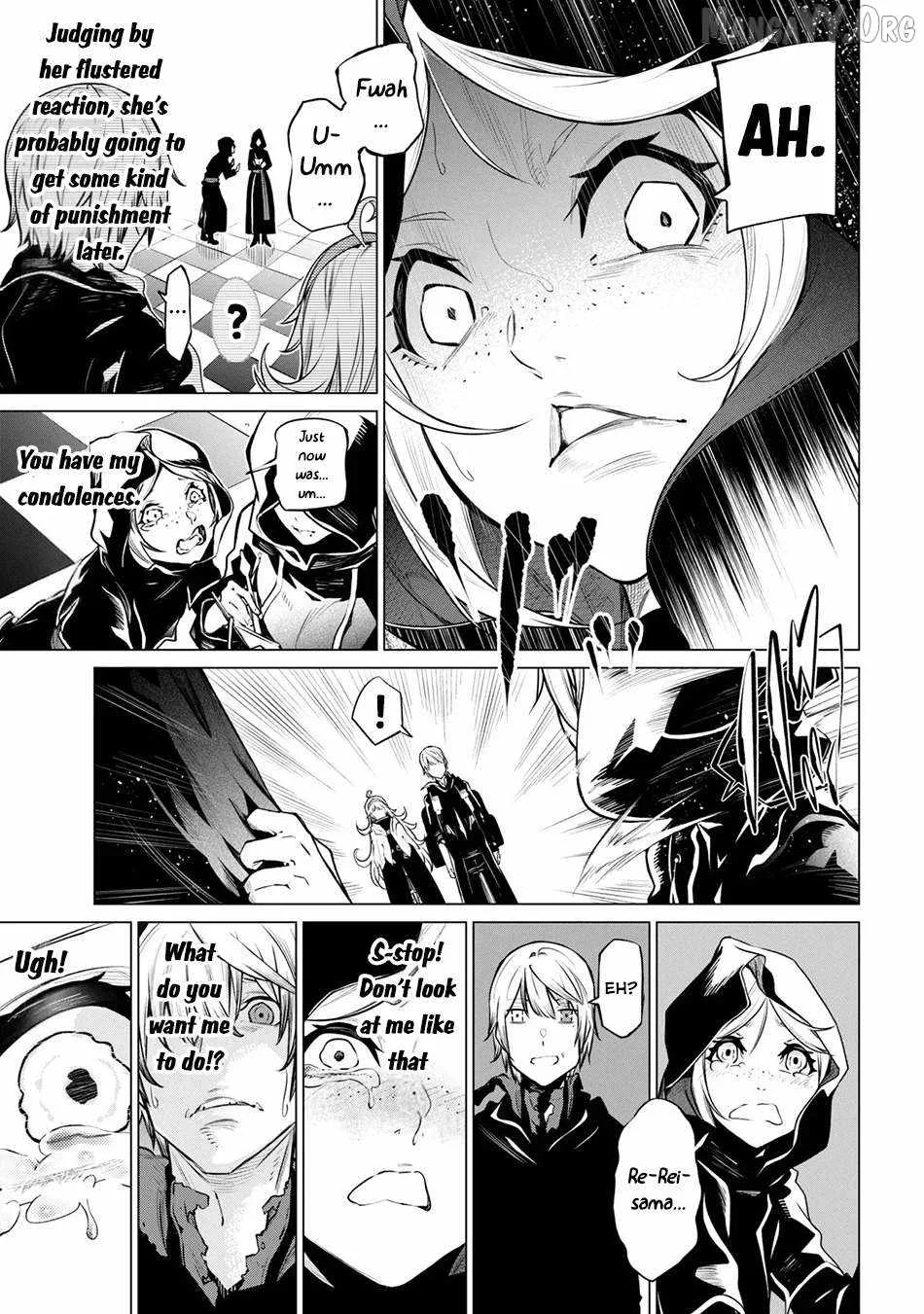 SSS RANK DUNGEON DE KNIFE ICHIHON TEWATASARE TSUIHOU SARETA HAKUMA DOUSHI: YGGDRASIL NO NOROI NIYORI JAKUTEN DEARU MARYOKU FUSOKU O KOKUFUKUSHI SEKAI SAIKYOU E TO ITARU Chapter 27 page 18