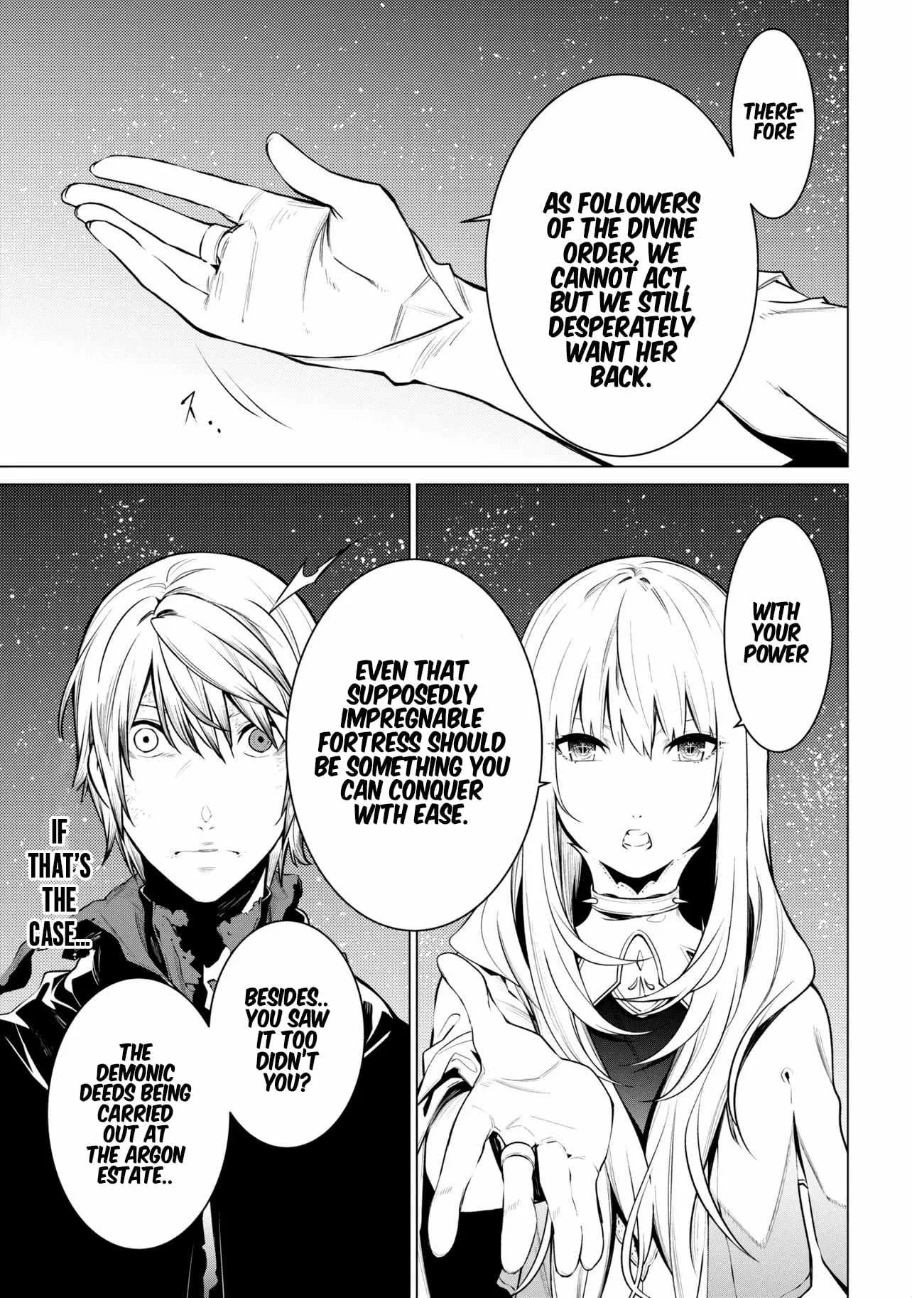 SSS RANK DUNGEON DE KNIFE ICHIHON TEWATASARE TSUIHOU SARETA HAKUMA DOUSHI: YGGDRASIL NO NOROI NIYORI JAKUTEN DEARU MARYOKU FUSOKU O KOKUFUKUSHI SEKAI SAIKYOU E TO ITARU Chapter 28.1 page 6