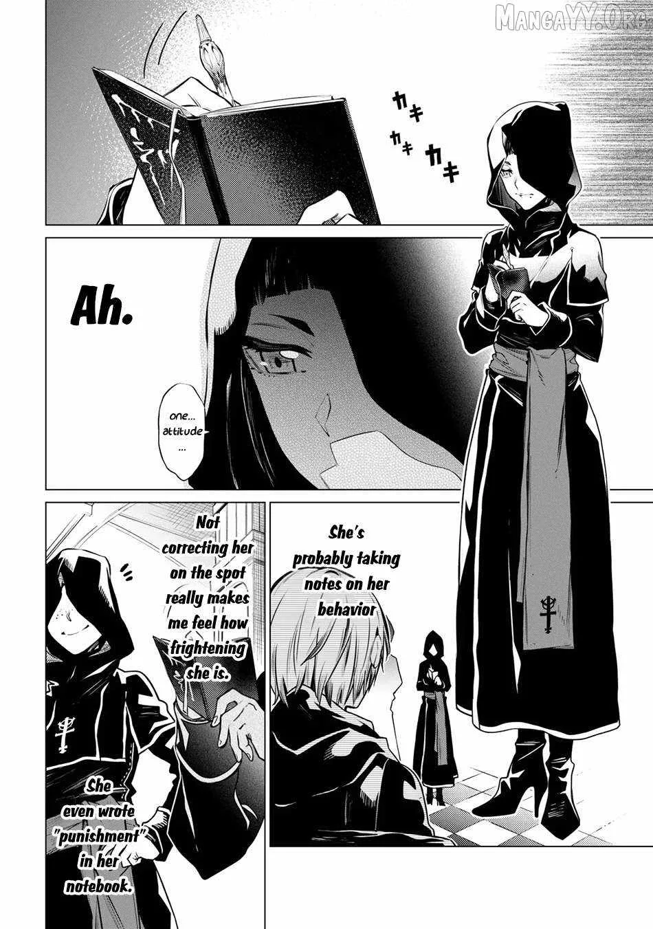 SSS RANK DUNGEON DE KNIFE ICHIHON TEWATASARE TSUIHOU SARETA HAKUMA DOUSHI: YGGDRASIL NO NOROI NIYORI JAKUTEN DEARU MARYOKU FUSOKU O KOKUFUKUSHI SEKAI SAIKYOU E TO ITARU Chapter 27 page 17