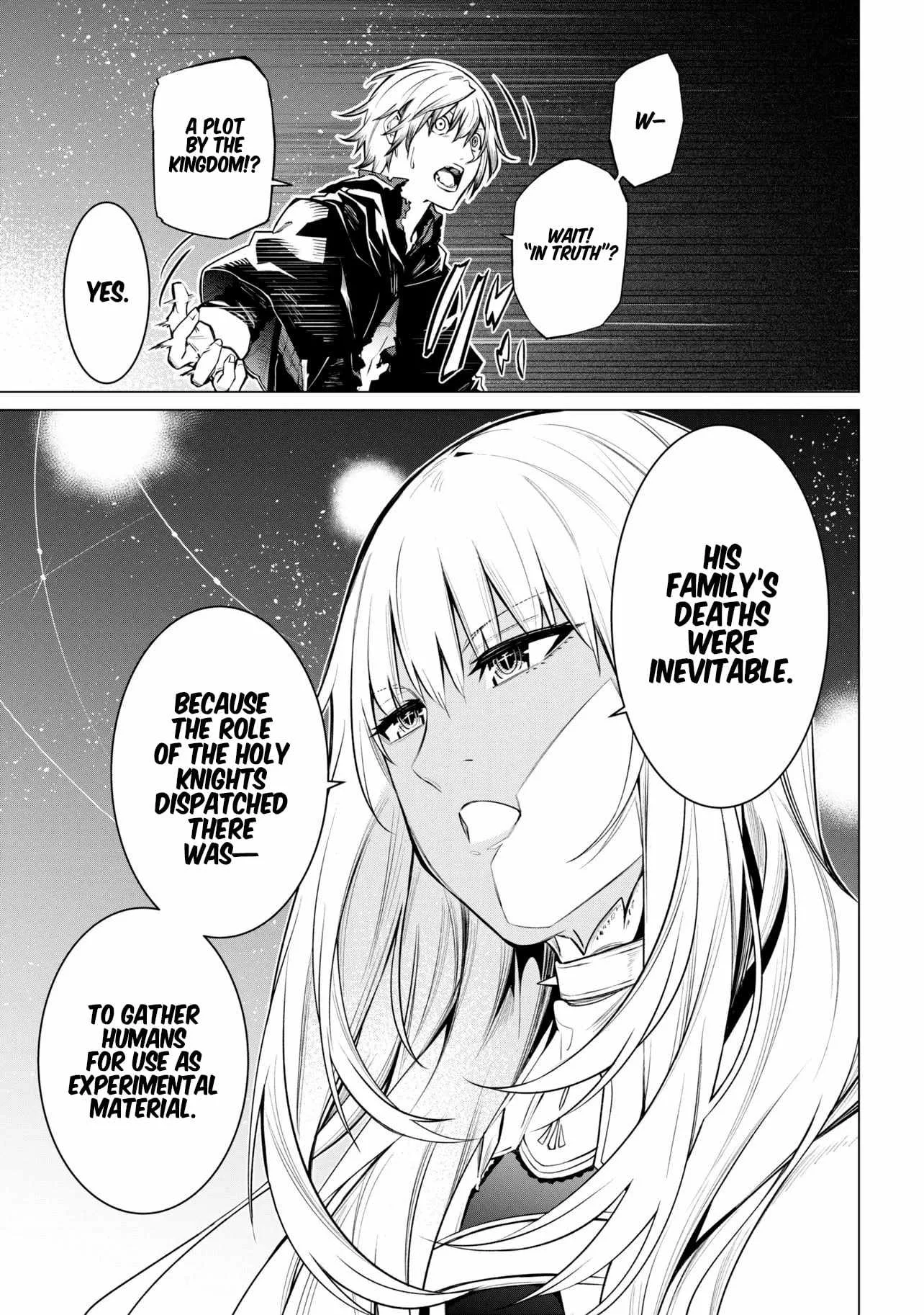 SSS RANK DUNGEON DE KNIFE ICHIHON TEWATASARE TSUIHOU SARETA HAKUMA DOUSHI: YGGDRASIL NO NOROI NIYORI JAKUTEN DEARU MARYOKU FUSOKU O KOKUFUKUSHI SEKAI SAIKYOU E TO ITARU Chapter 28.1 page 18
