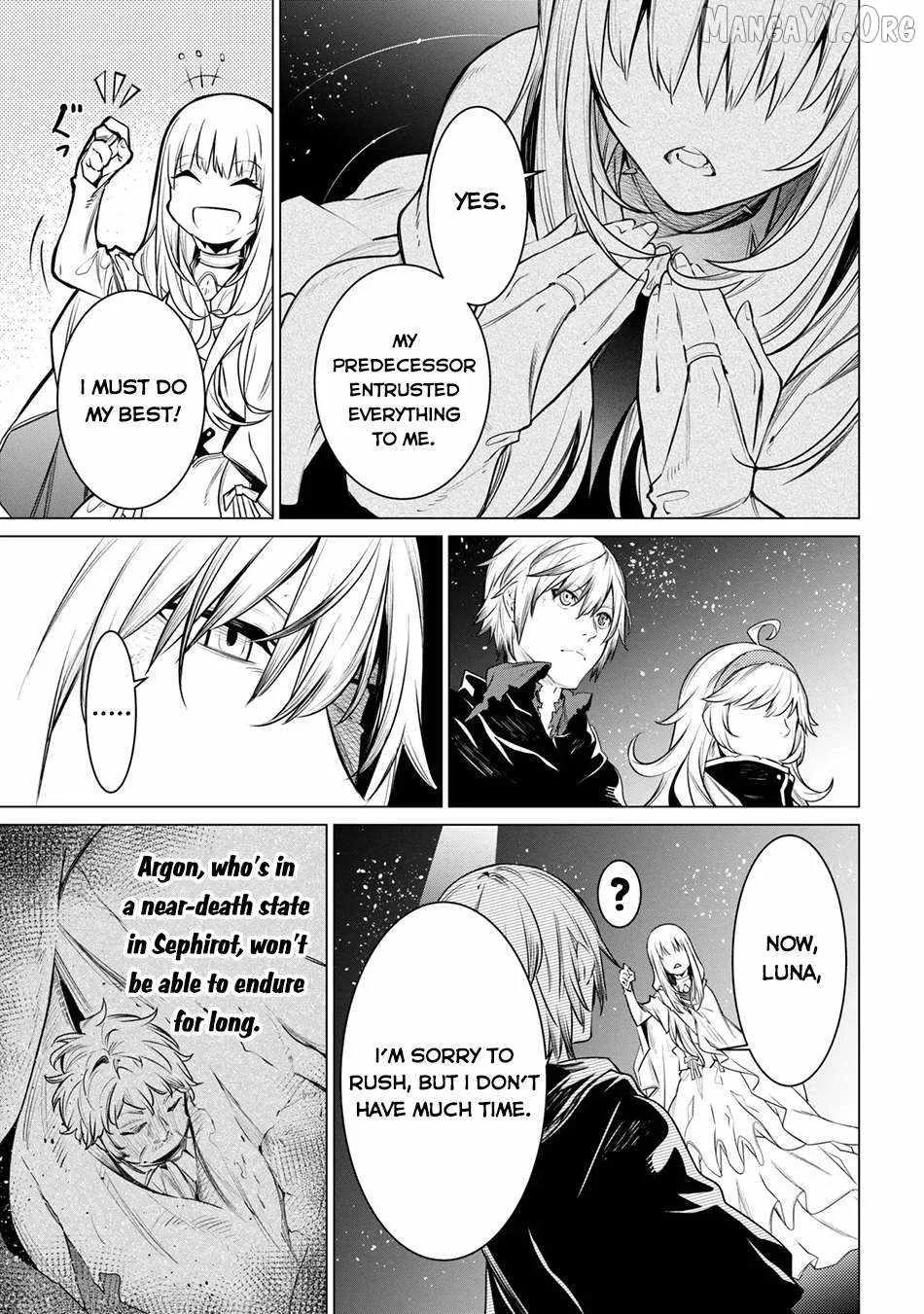 SSS RANK DUNGEON DE KNIFE ICHIHON TEWATASARE TSUIHOU SARETA HAKUMA DOUSHI: YGGDRASIL NO NOROI NIYORI JAKUTEN DEARU MARYOKU FUSOKU O KOKUFUKUSHI SEKAI SAIKYOU E TO ITARU Chapter 27 page 31
